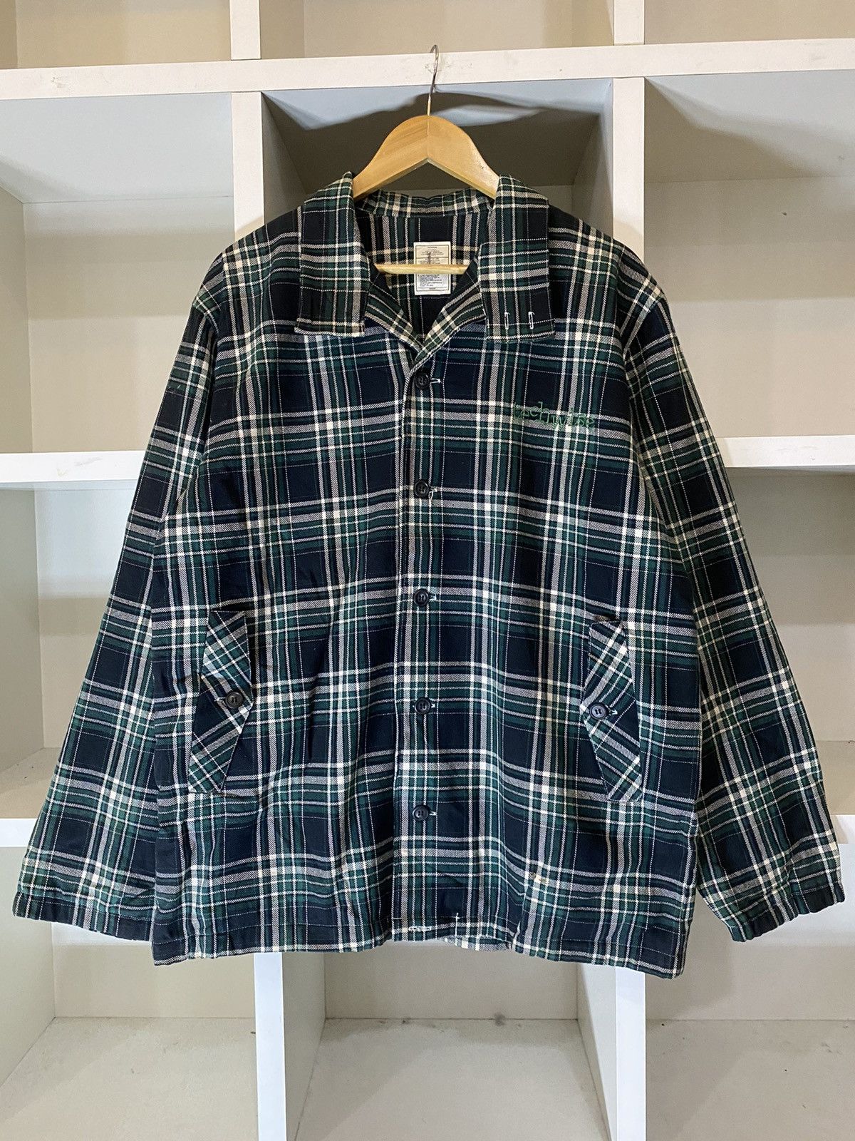 Flannel × Japanese Brand × Vintage Techwise Flannel Jacket Size US L / EU 52-54 / 3 - 3 Thumbnail