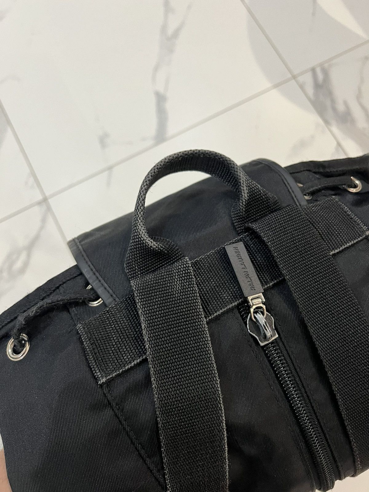 Vintage Polo Sport Bag Vintage backpack Bag Shoulders Size ONE SIZE - 5 Thumbnail