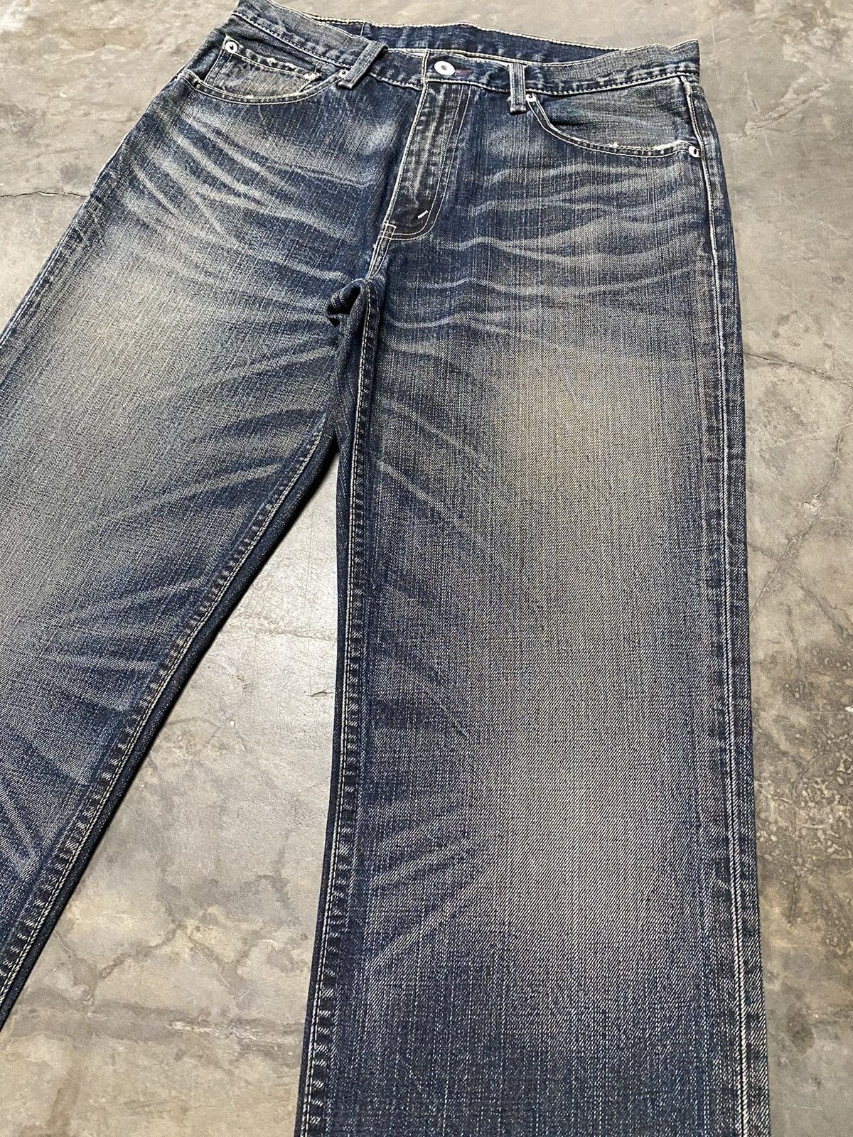 Levi's × Vintage Baggy Jeans Vintage Levis 502 Distressed Rusty Denim Size US 31 - 4 Thumbnail