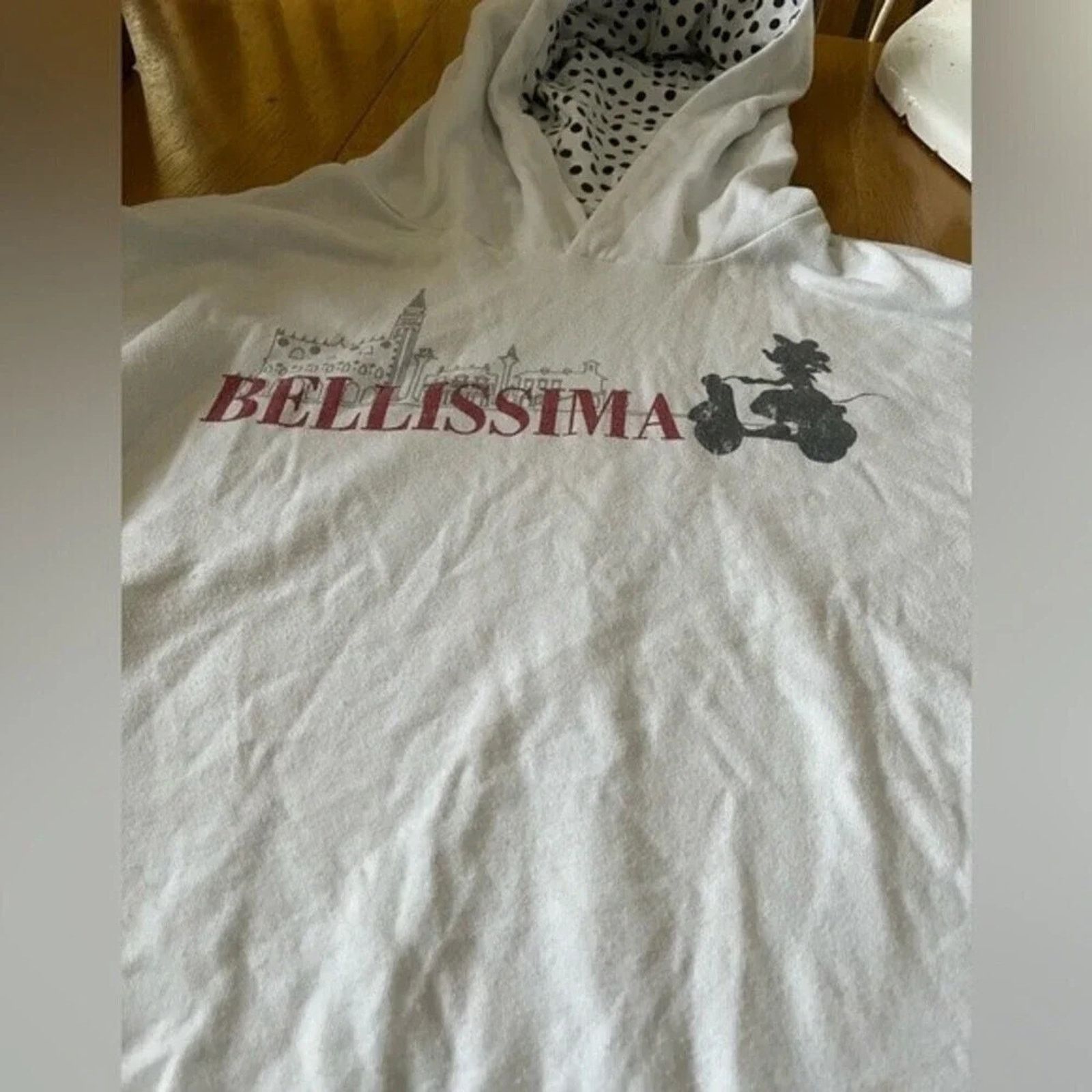 Disney Disney hoodie with “Bellissima” across the front, size XXL Size US XXL / EU 58 / 5 - 2 Thumbnail