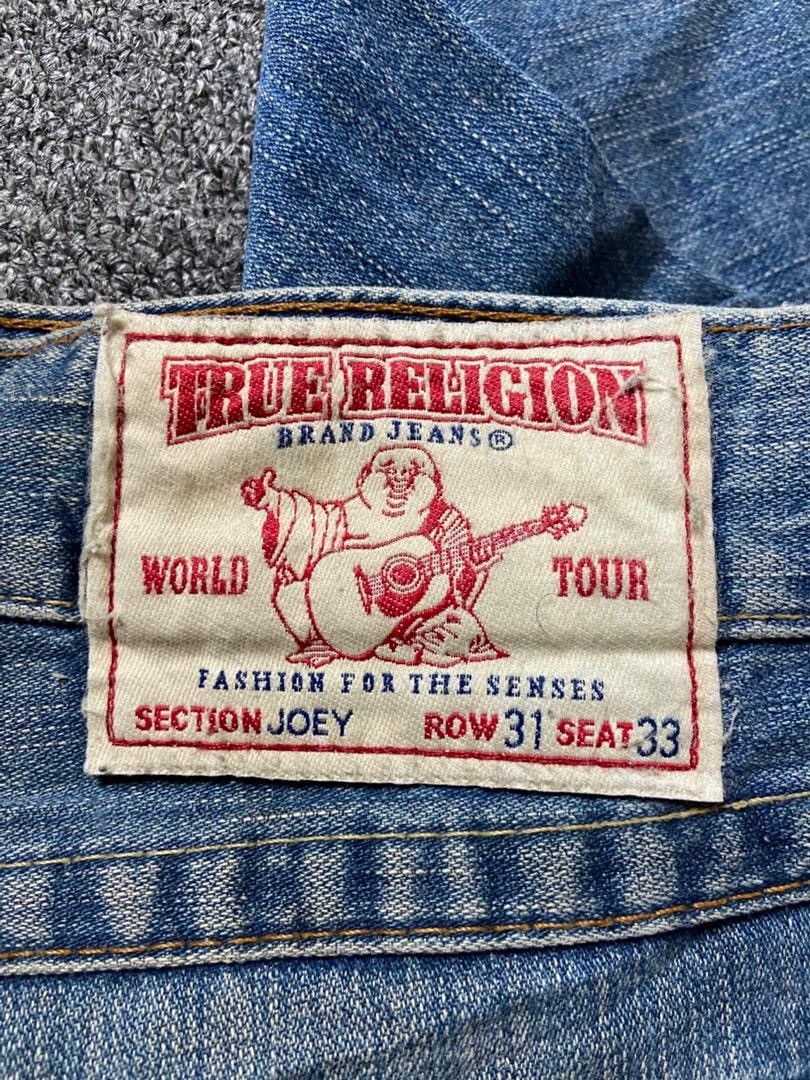 True Religion 🔥 Vintage TRUE RELIGION JOEY Stitched Jeans 🔥 (135) Size US 34 / EU 50 - 5 Thumbnail