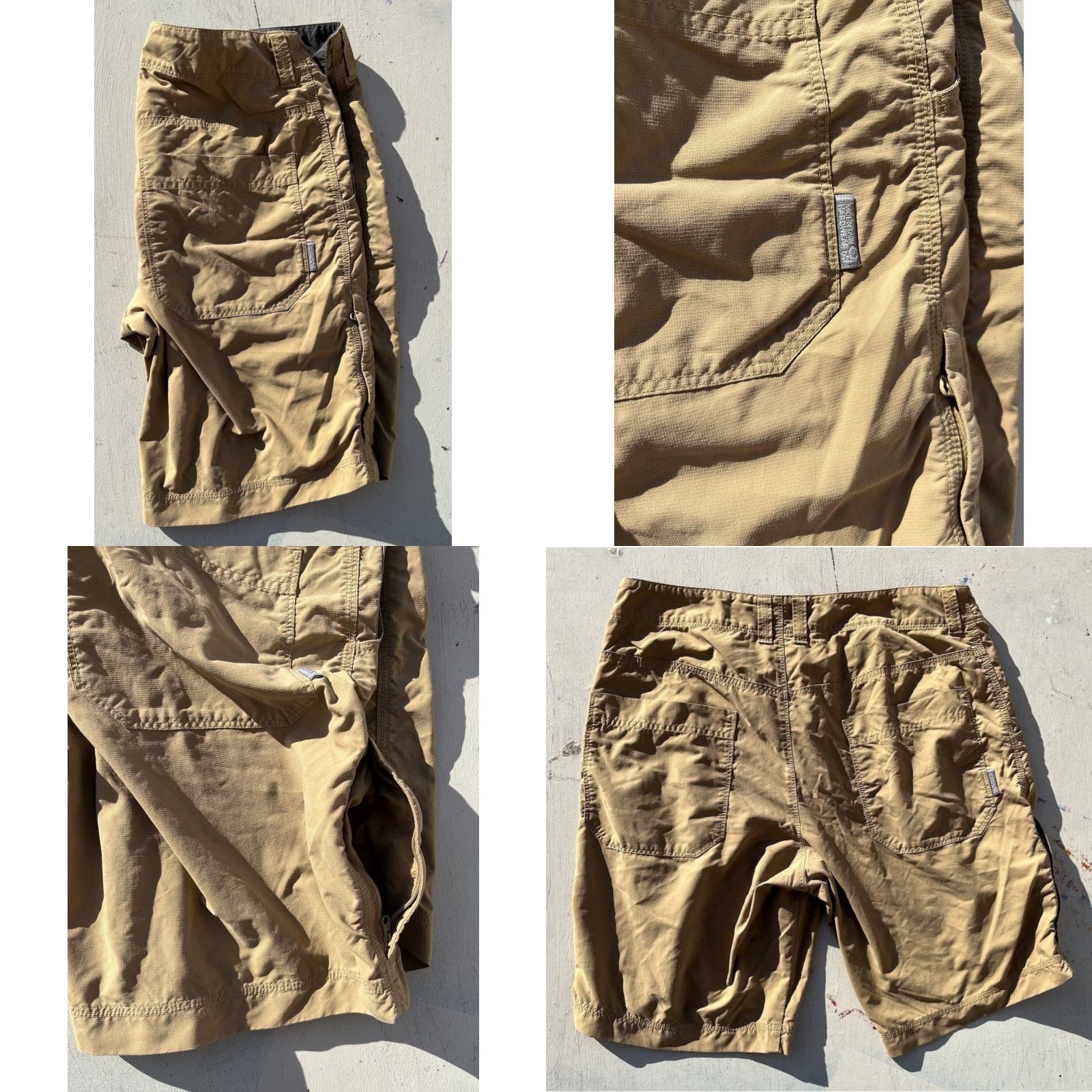 Mountain Hardwear Mountain Hardwear Shorts Beige Solid 32 Nylon Zip Hiking Outdoors Men’s Regular Jumper? Size US 32 / EU 48 - 8 Thumbnail
