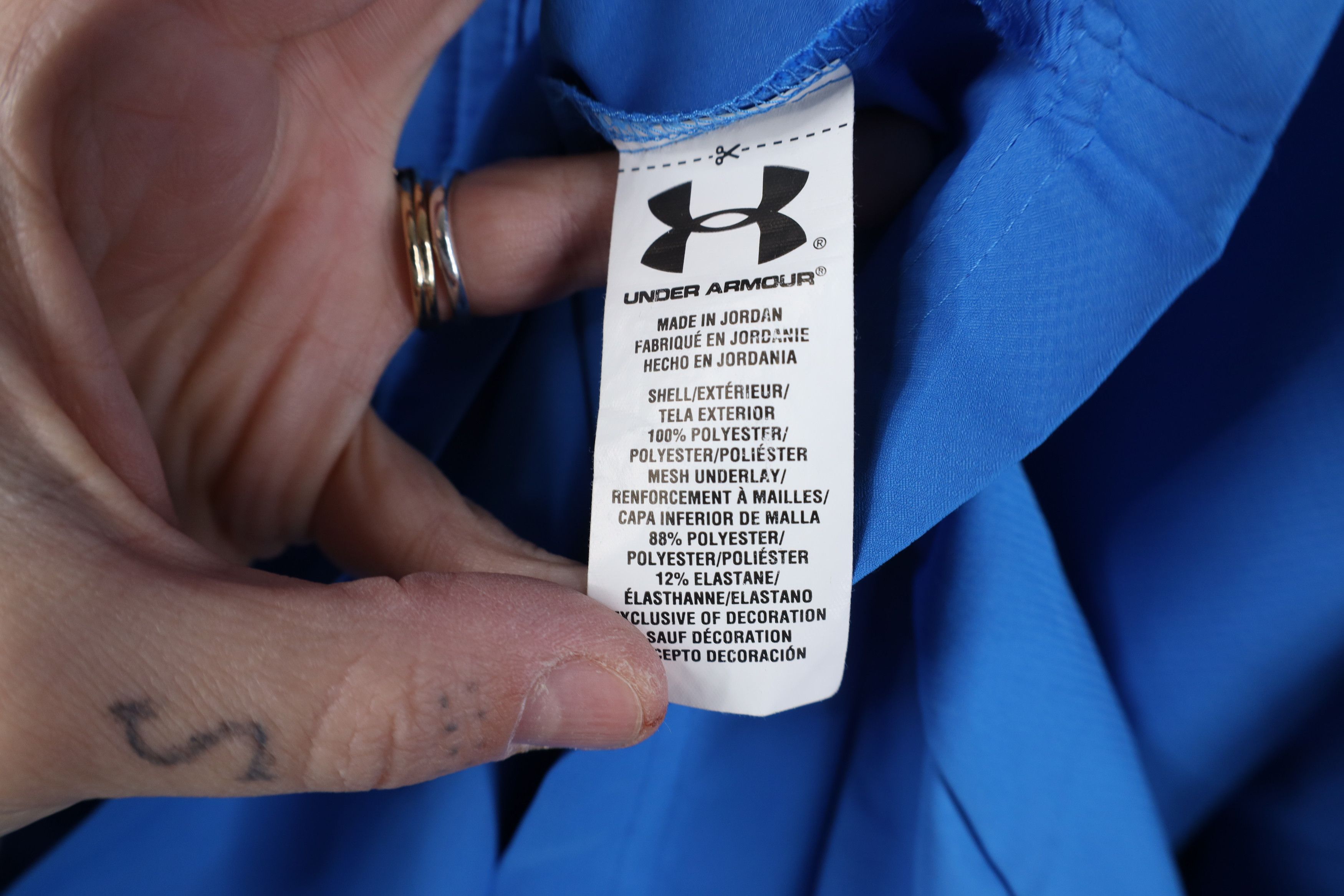 Under Armour Under Armour Woven Short Sleeve Collared Button Shirt Size US XXL / EU 58 / 5 - 11 Thumbnail