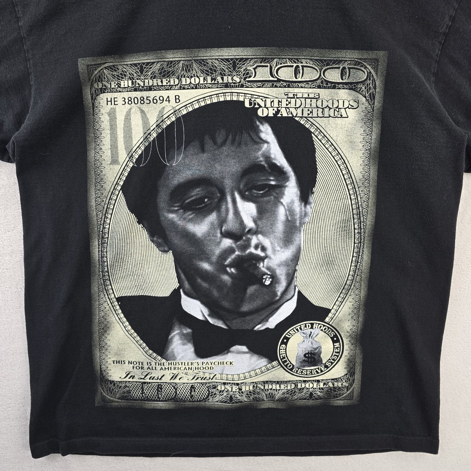 Other Vintage Scarface Hundred Dollar Bill Shirt 2XL Movie Tee Y2K Size US XXL / EU 58 / 5 - 2 Thumbnail