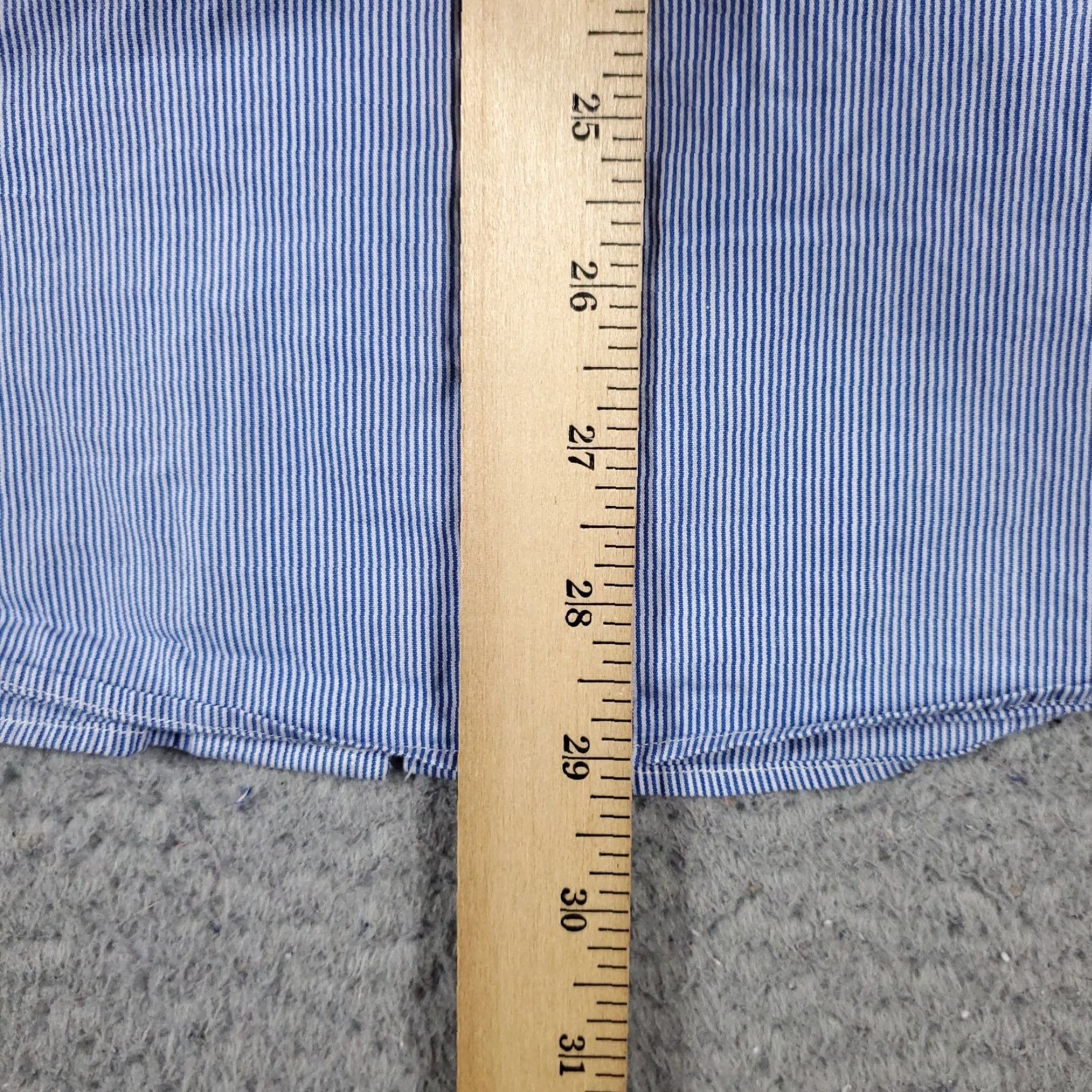 Tommy Hilfiger Tommy Hilfiger Shirt Mens M Blue Striped Button-Up Long Sleeve Casual Shirt - Regular Fit, Cotton, Classic American Brand Men’s Button-Down Size US M / EU 48-50 / 2 - 4 Thumbnail