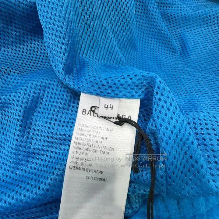Balenciaga Balenciaga Blue Long Sleeve Zip Jacket. Size US L / EU 52-54 / 3 - 4 Thumbnail