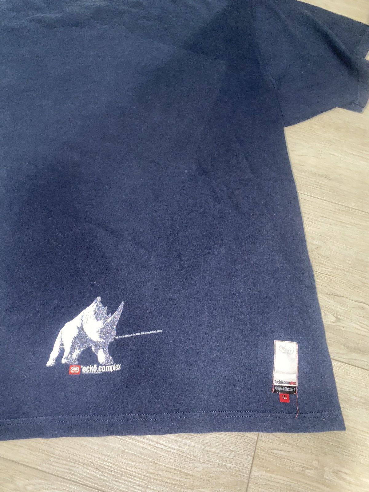 Ecko Unltd. × JNCO × Vintage Rare Vintage / Y2K Reflective Rhino Marc Ecko Rhinocerology Size US XL / EU 56 / 4 - 3 Thumbnail