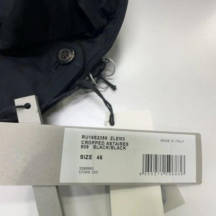 Rick Owens Rick Owens Black Relaxed-Fit Pants Size US 30 / EU 46 - 3 Thumbnail
