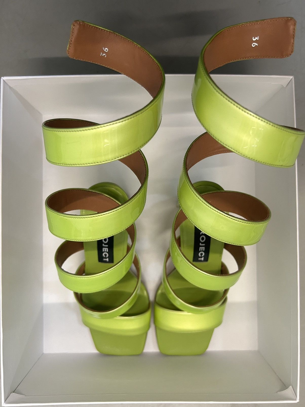 Y/Project Y/PROJECT SPIRAL SANDALS Size US 5 / IT 35 - 3 Thumbnail