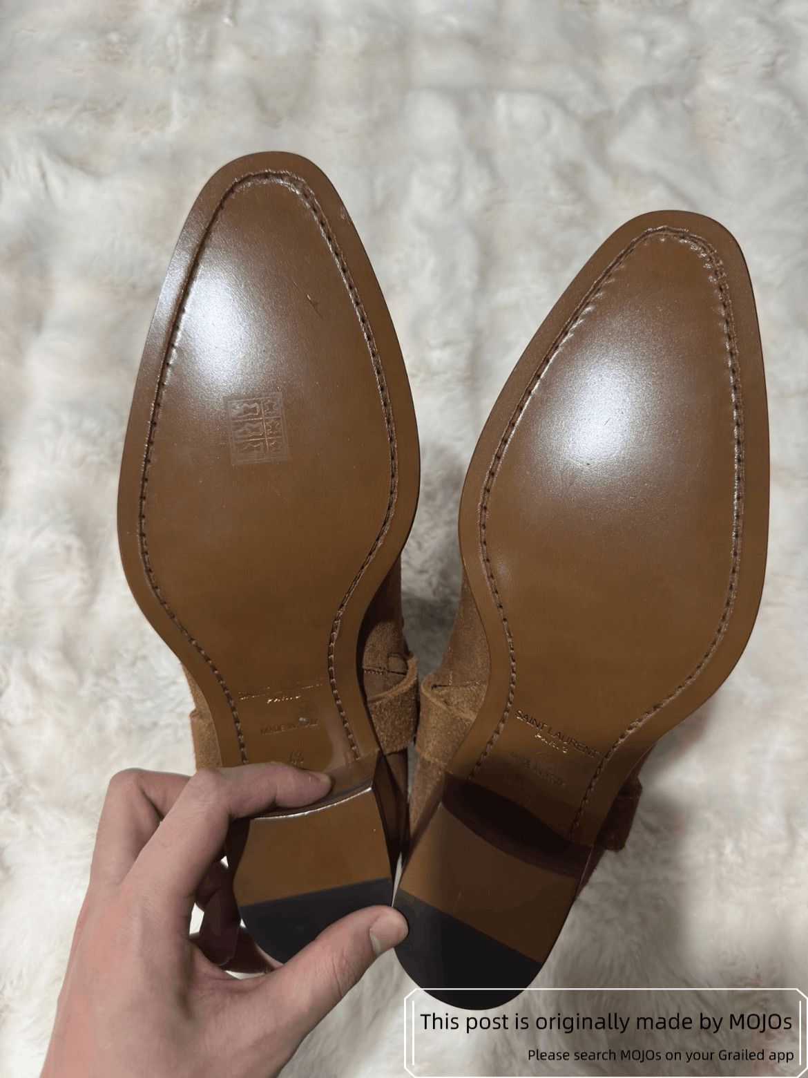 Saint Laurent Paris Sz 43 Saint Laurent Paris Buckle Wyatt 40 Harness Boots Size US 10 / EU 43 - 3 Thumbnail
