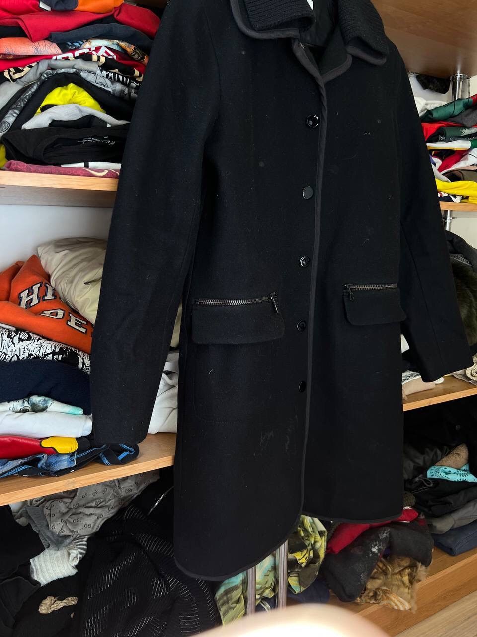 Sandro Sandro Paris Coat Wool Avant Garde Coat Size XS / US 0-2 / IT 36-38 - 5 Thumbnail