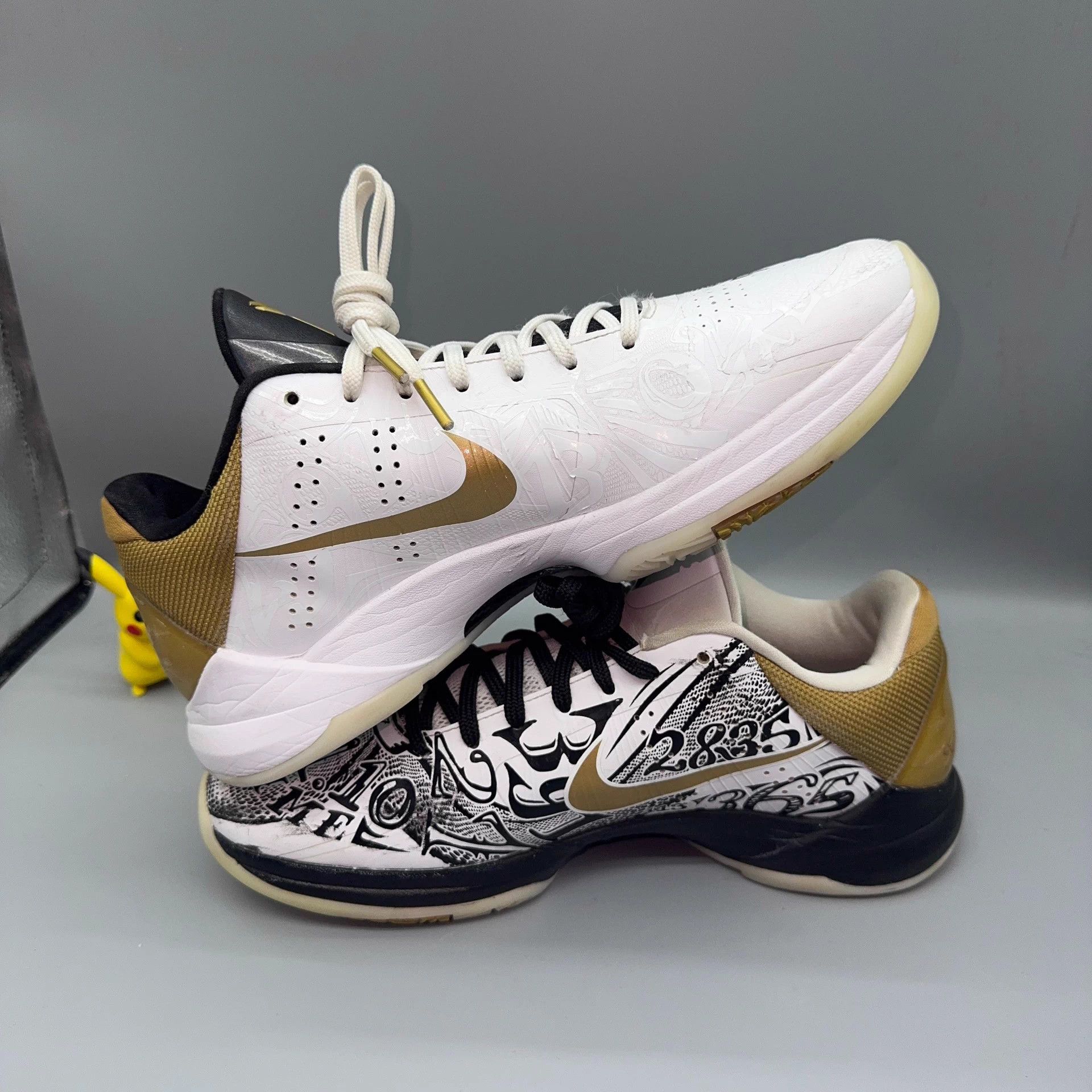 Nike Nike Kobe 5 Stage Black/White/Gold Size US 10 / EU 43 - 6 Thumbnail