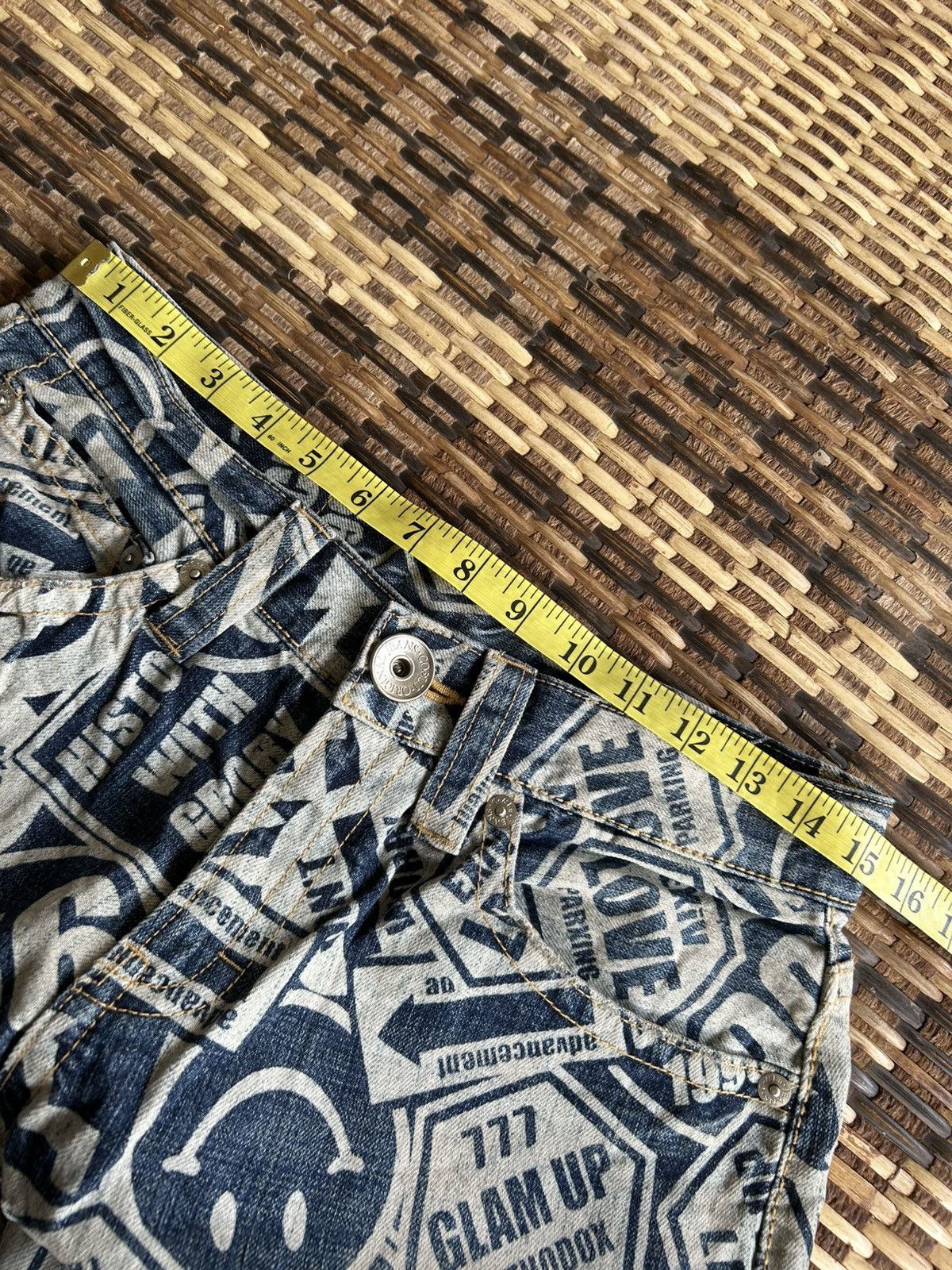 Japanese Brand × Kapital × Vintage Japanese Brand Co&Lu Hippies Style Smile Denim jeans Size US 30 / EU 46 - 8 Thumbnail