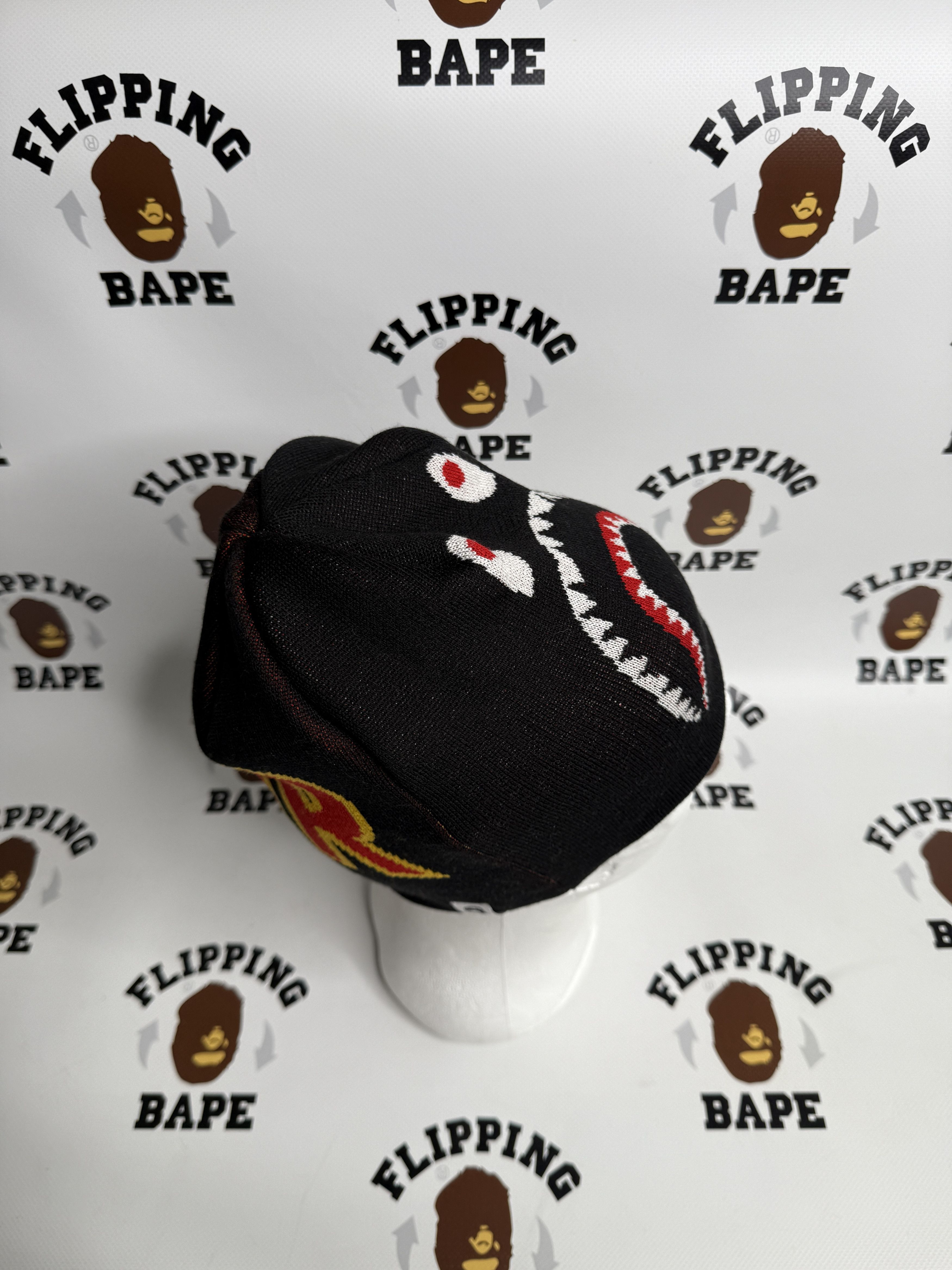 Bape 2ND SHARK KNIT CAP Size ONE SIZE - 3 Thumbnail