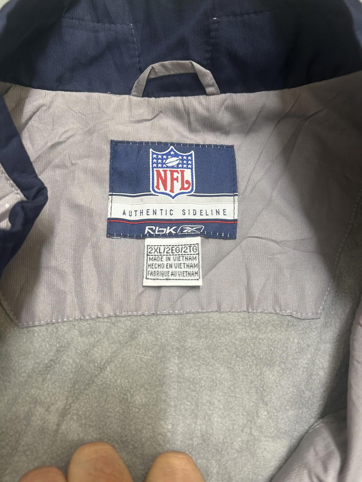 NFL New England Patriots Grey Puffer Vest – Lightweight Size US XXL / EU 58 / 5 - 6 Thumbnail