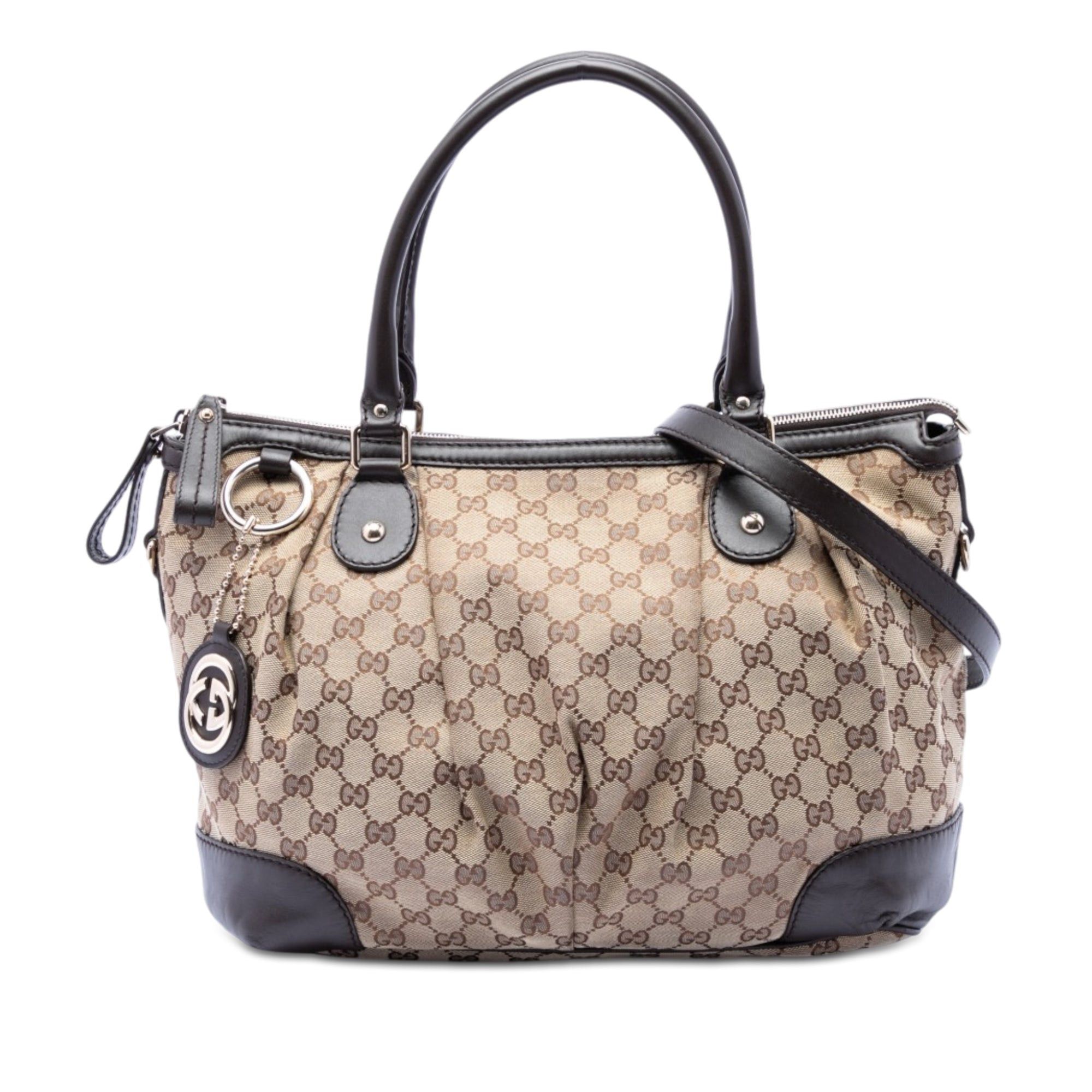Gucci GG Canvas Sukey Satchel Size ONE SIZE - 1 Thumbnail
