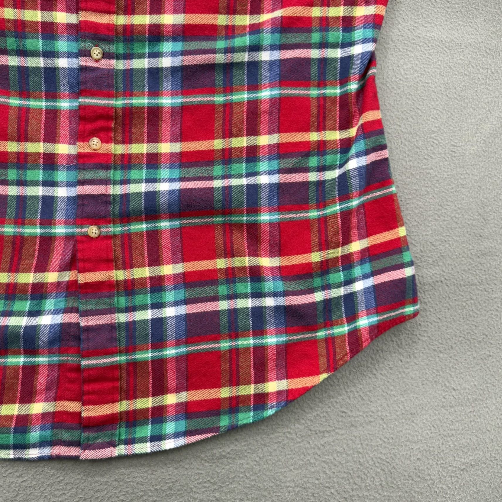 Ralph Lauren Ralph Lauren Shirt Mens XL Red Green Plaid Flannel Button Down Long Sleeve Pony Size US XL / EU 56 / 4 - 7 Thumbnail