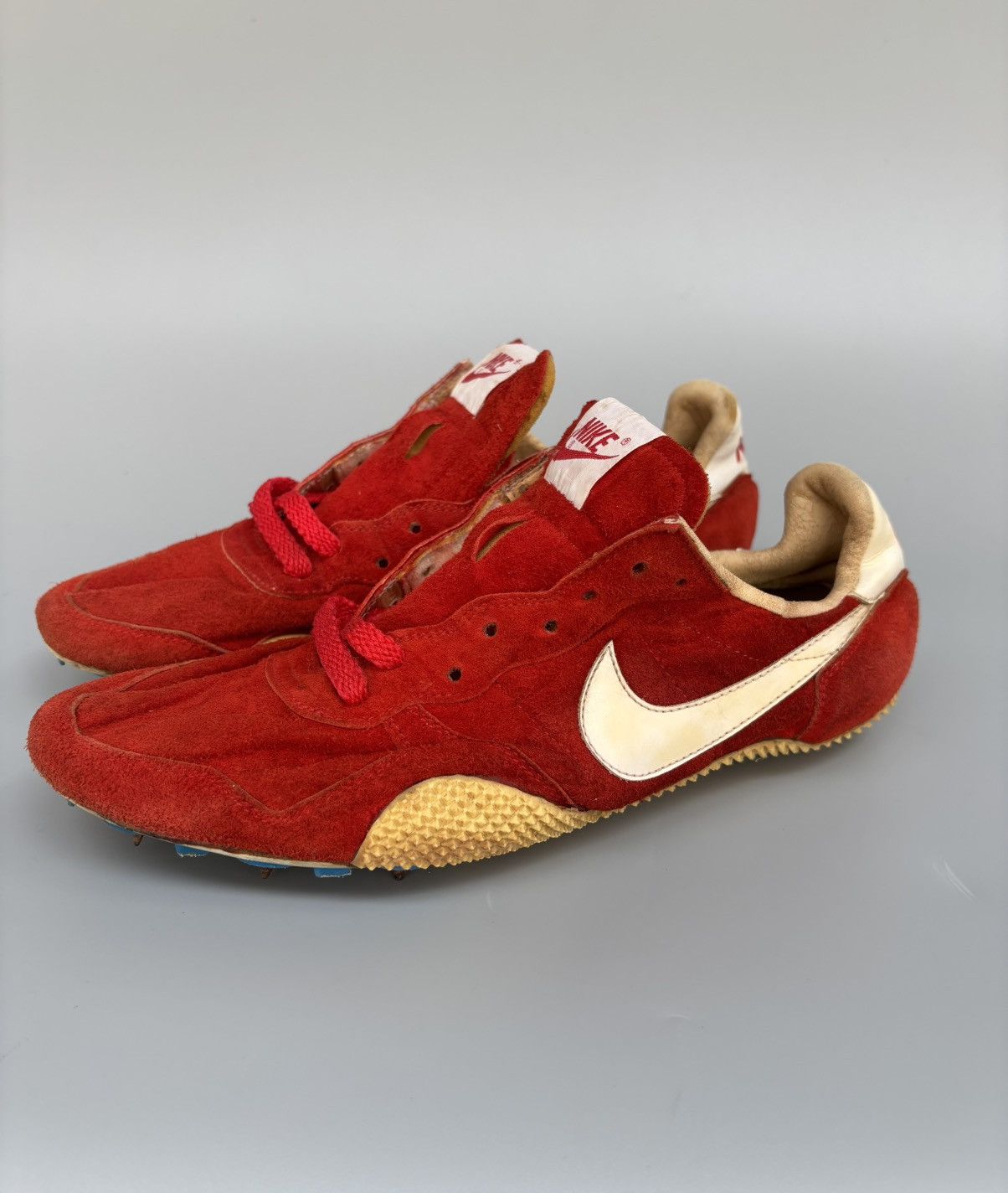 Nike Collector’s Piece! 1980s Nike Americas Track Suede Spikes Size US 7 / EU 40 - 8 Thumbnail