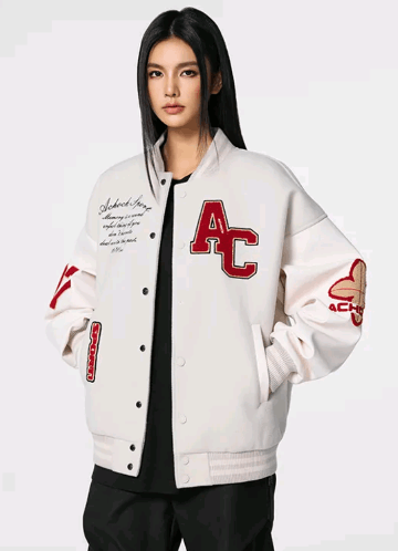 Other Achock Retro Patchwork Leather Logo Bomber Size US XL / EU 56 / 4 - 3 Thumbnail