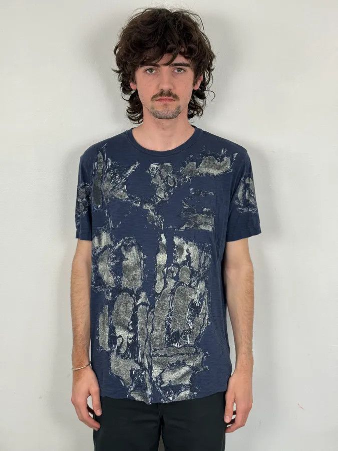 Diesel Diesel Navy Bacteria Graphic Print T-Shirt Size US M / EU 48-50 / 2 - 2 Thumbnail