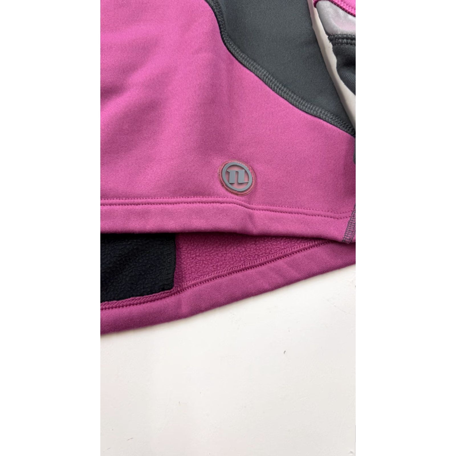 Vintage Novara Pullover Womens M Purple Quarter Zip Cycling Thermal Fleece Jersey Size M / US 6-8 / IT 42-44 - 3 Thumbnail