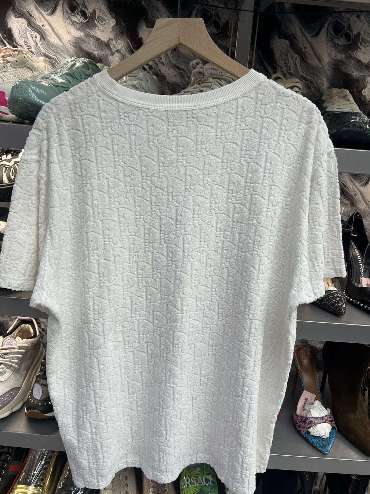 Dior Dior Oblique Terry Cotton T-Shirt Size US XL / EU 56 / 4 - 2 Thumbnail