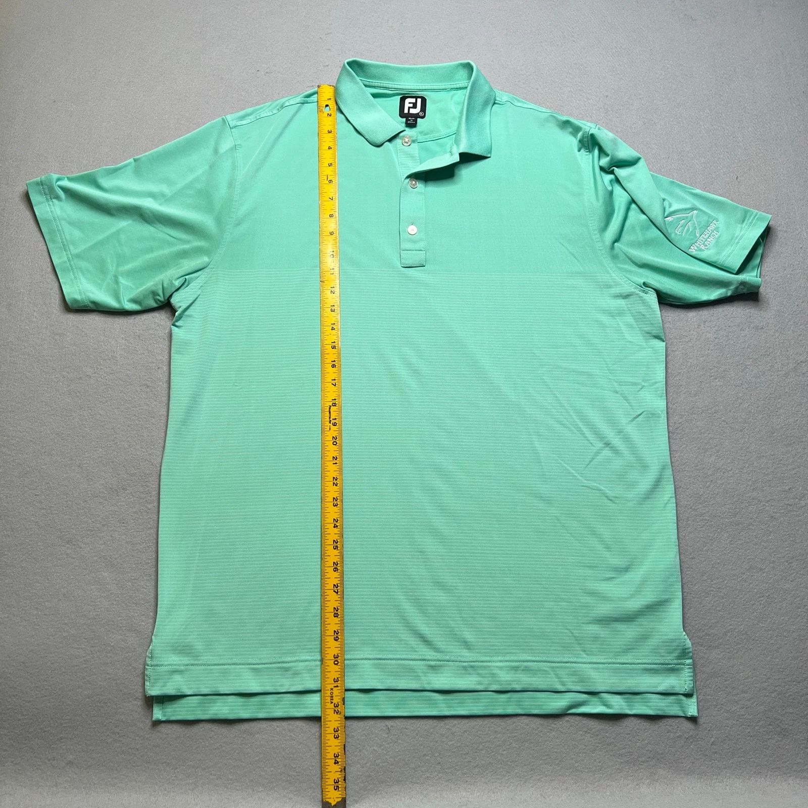 Footjoy FootJoy FJ Golf Polo Shirt Men’s XL Mint Green Performance Size US XL / EU 56 / 4 - 4 Thumbnail