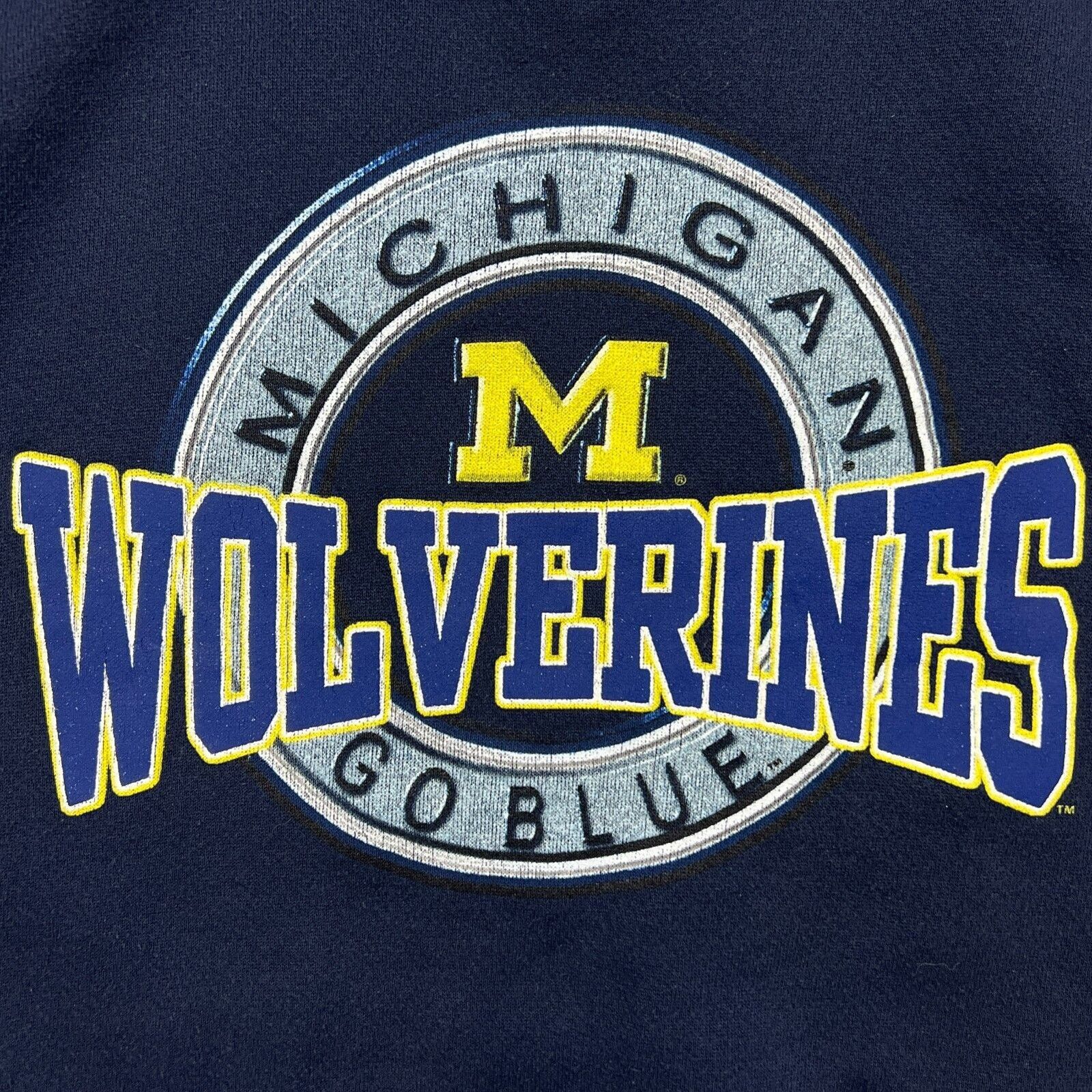 Vintage Michigan Wolverines University Sweatshirt Small 90s Pullover Size US S / EU 44-46 / 1 - 2 Thumbnail