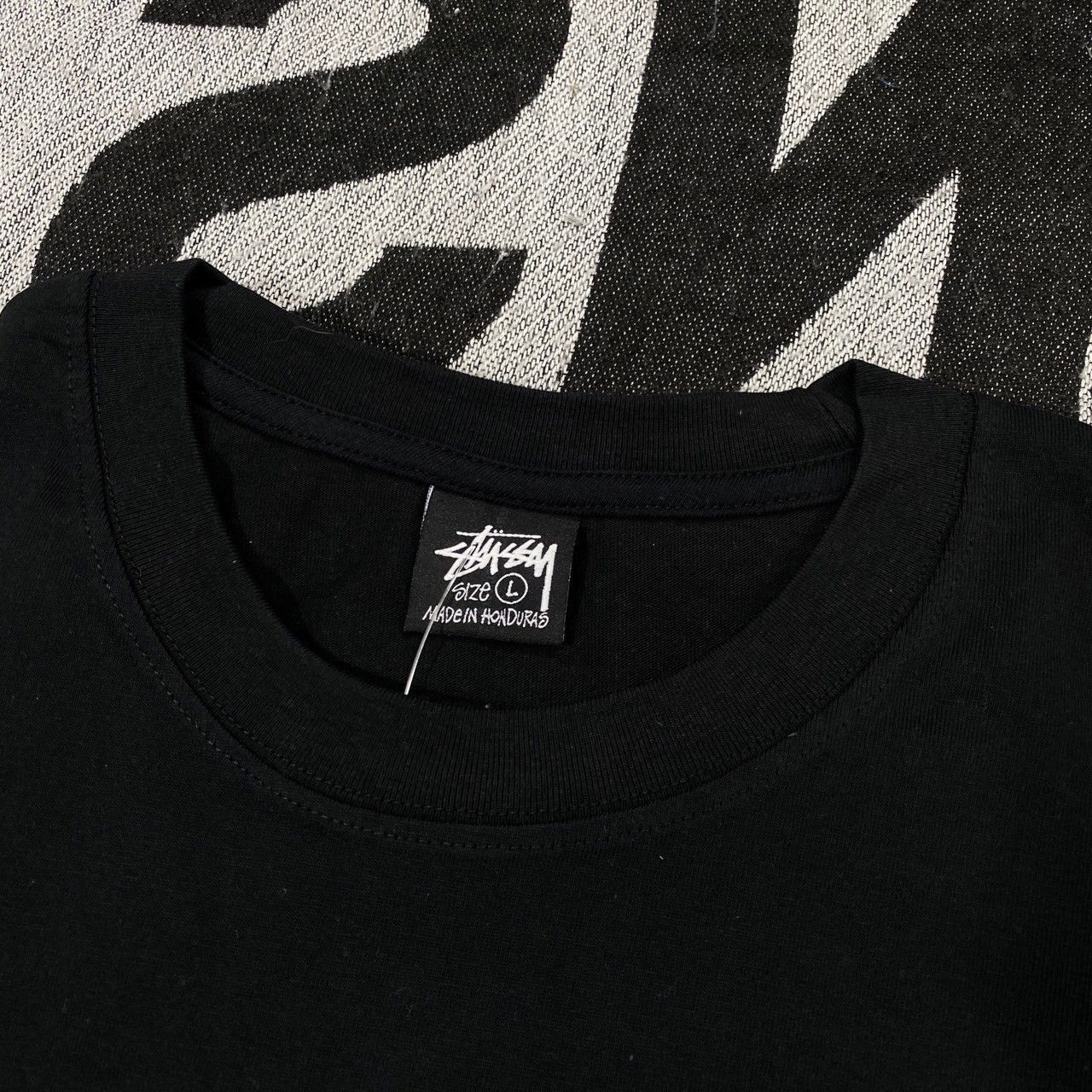 Stussy Stussy Plush Tee Black Size Large Size US L / EU 52-54 / 3 - 4 Thumbnail