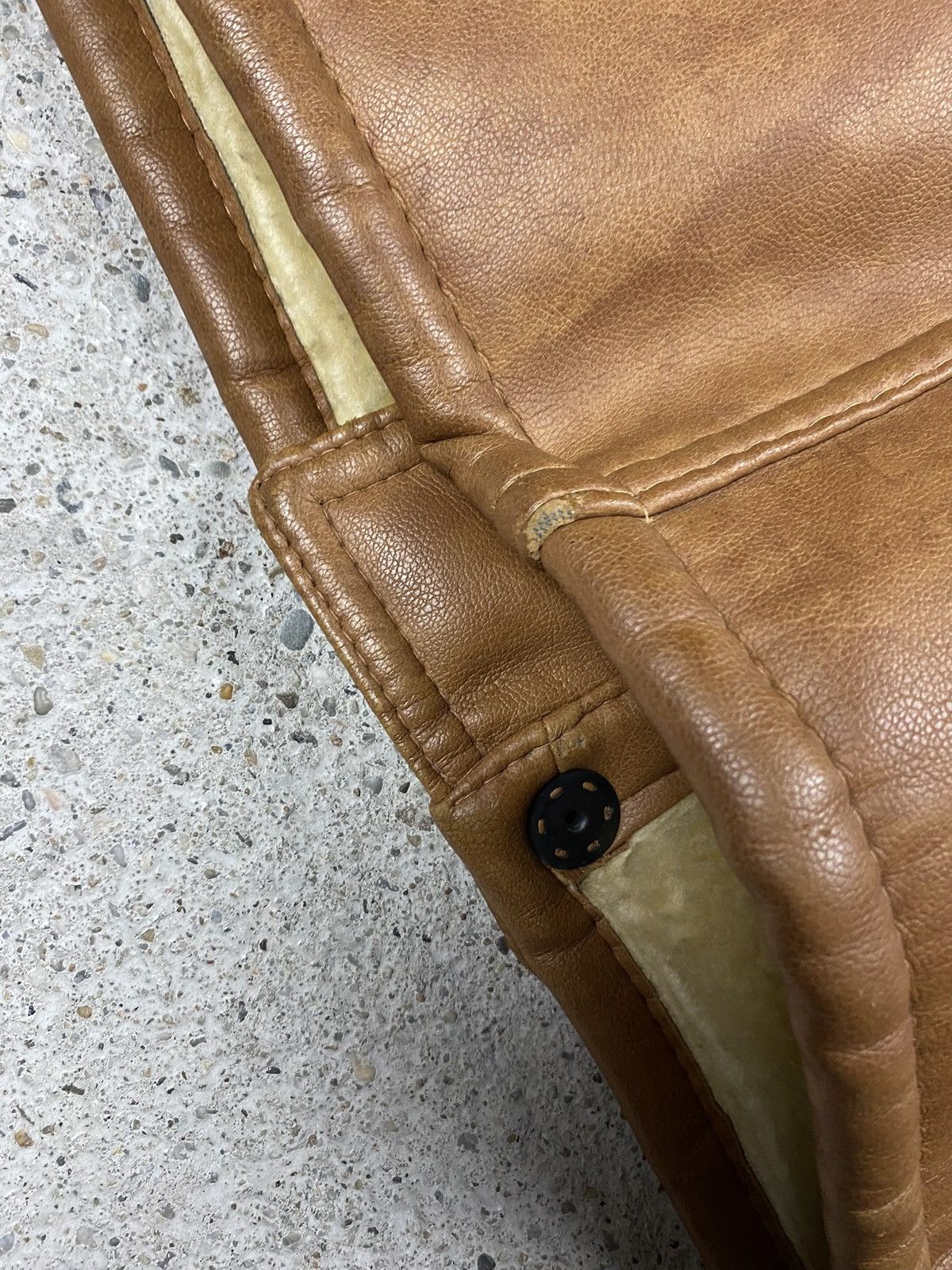 Vintage Shearling leather jacket brown vintage Size US XL / EU 56 / 4 - 12 Thumbnail