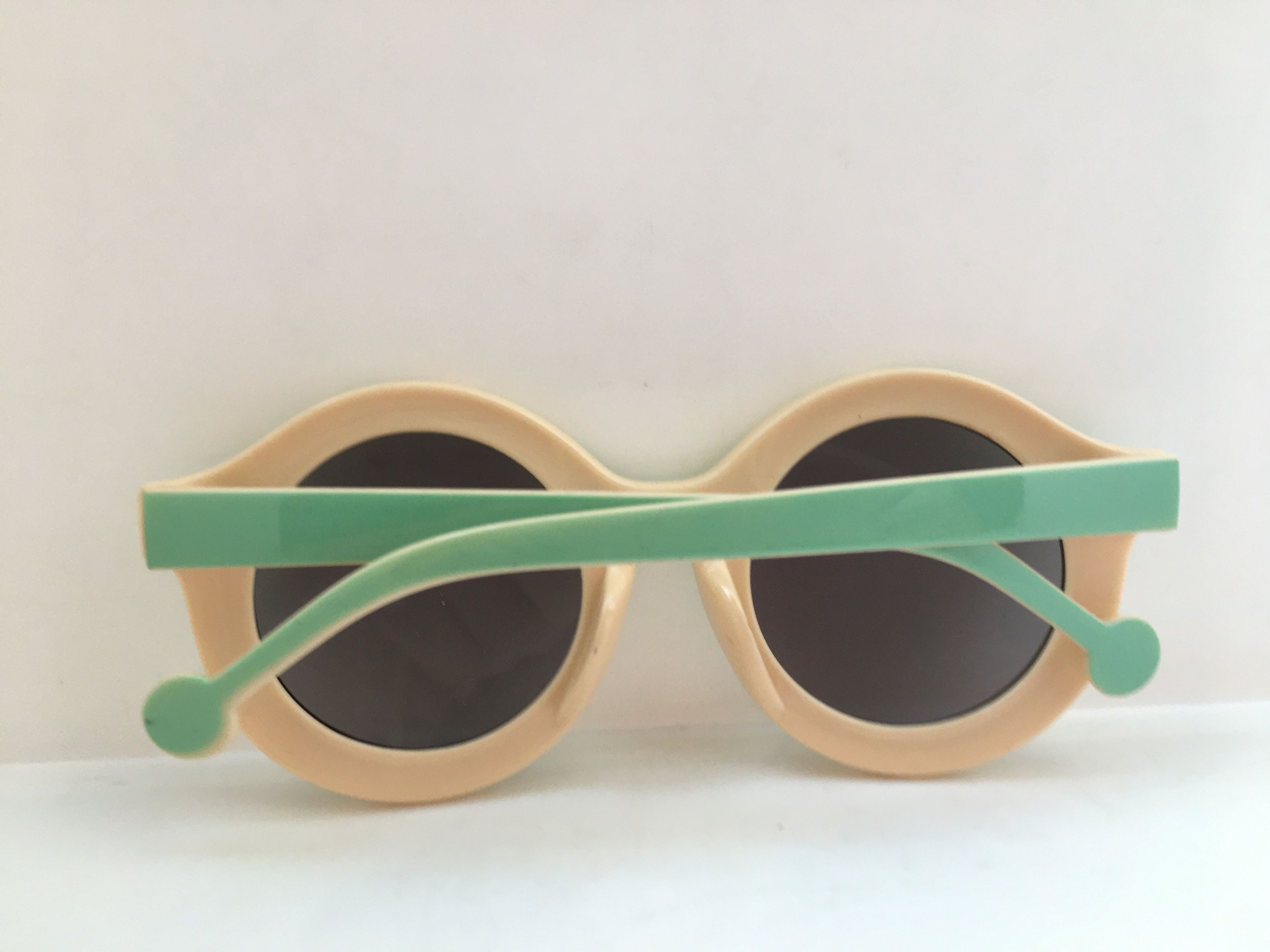Vintage Vintage OP ART PIN UP GIRL Round Sunglasses Frame Size ONE SIZE - 7 Thumbnail