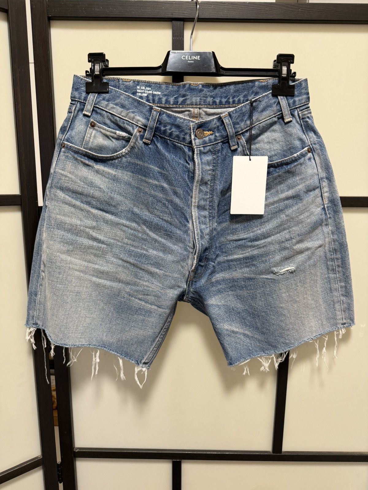 Celine RARE - SS23 Zuma Wash Wesley Shorts 31 Size US 31 - 1 Thumbnail