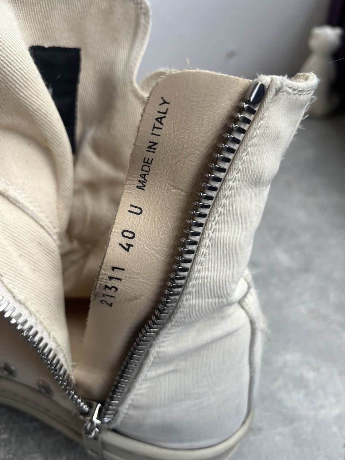 Rick Owens Rick owens ramones Size US 7 / EU 40 - 8 Thumbnail