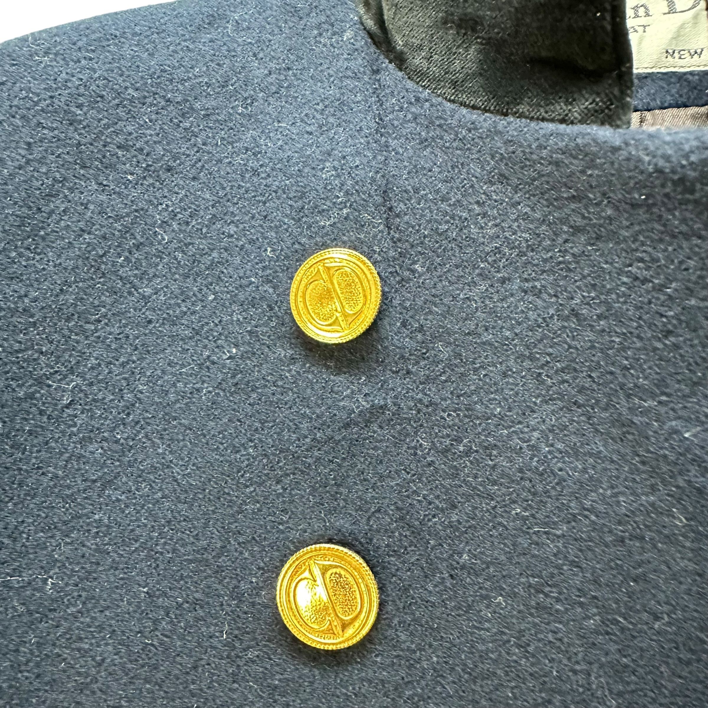 Christian Dior Monsieur 80's CHRISTIAN DIOR Double Breasted Wool Long Coat #A52-1213 Size S / US 4 / IT 40 - 6 Thumbnail