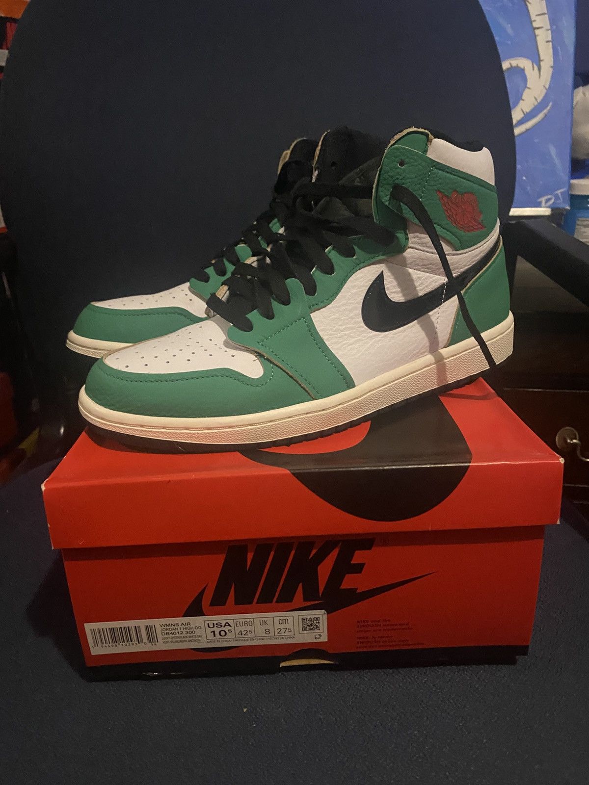 Jordan 1 retro Lucky Green W