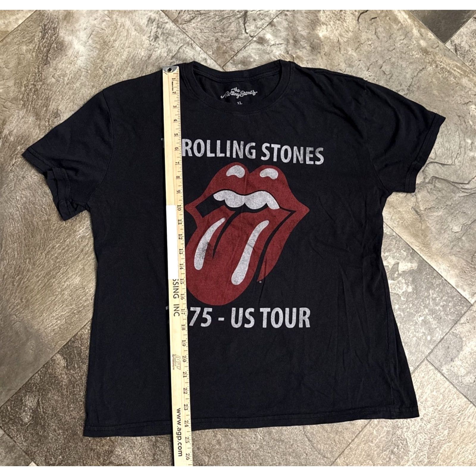 Vintage The Rolling Stones Shirt Womens XL Black Tour tongue Women Band Size XL / US 12-14 / IT 48-50 - 4 Thumbnail