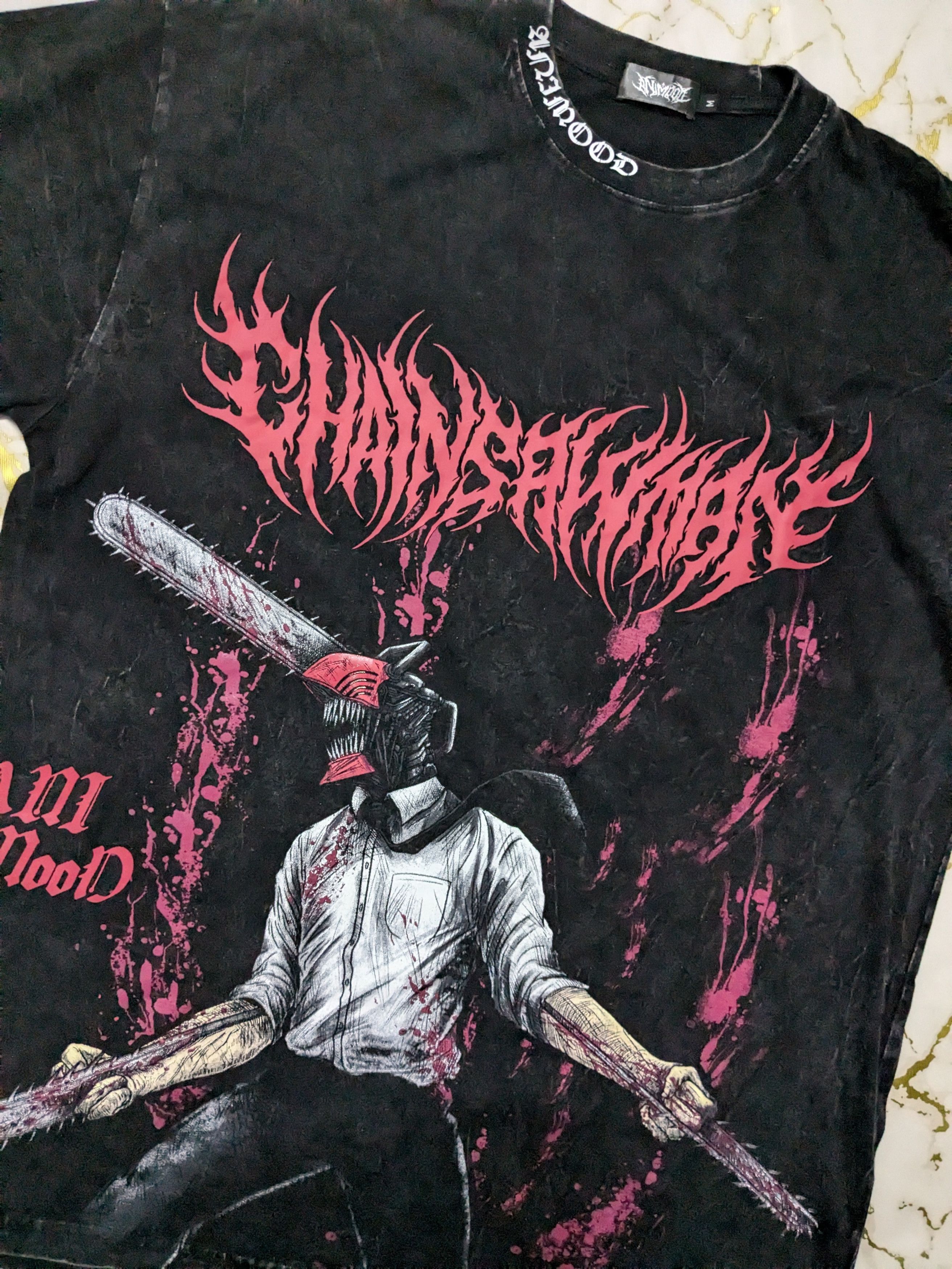 Anime × Japanese Brand Chainsawman anime bootleg shirt Size US XL / EU 56 / 4 - 3 Thumbnail