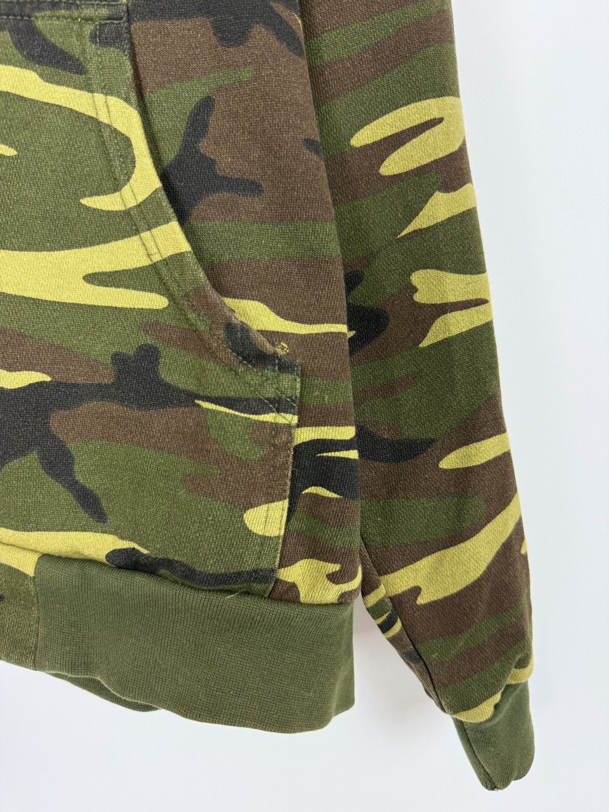 Vintage Y2K Vintage Stars&Stripes Woodland Camo Boxy Zip Hoodie M-L Size US L / EU 52-54 / 3 - 7 Thumbnail
