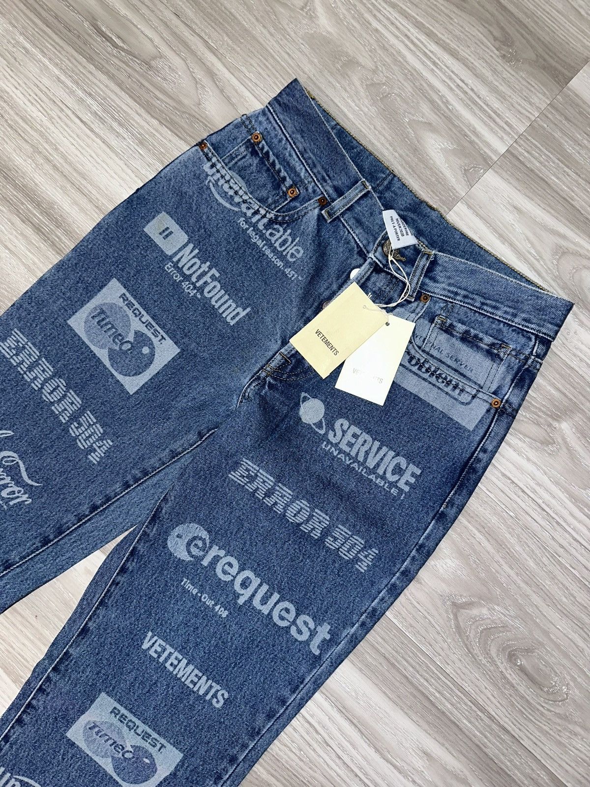 Vetements Vetements FW19 ERROR CODE Pants Size US 28 / EU 44 - 4 Thumbnail