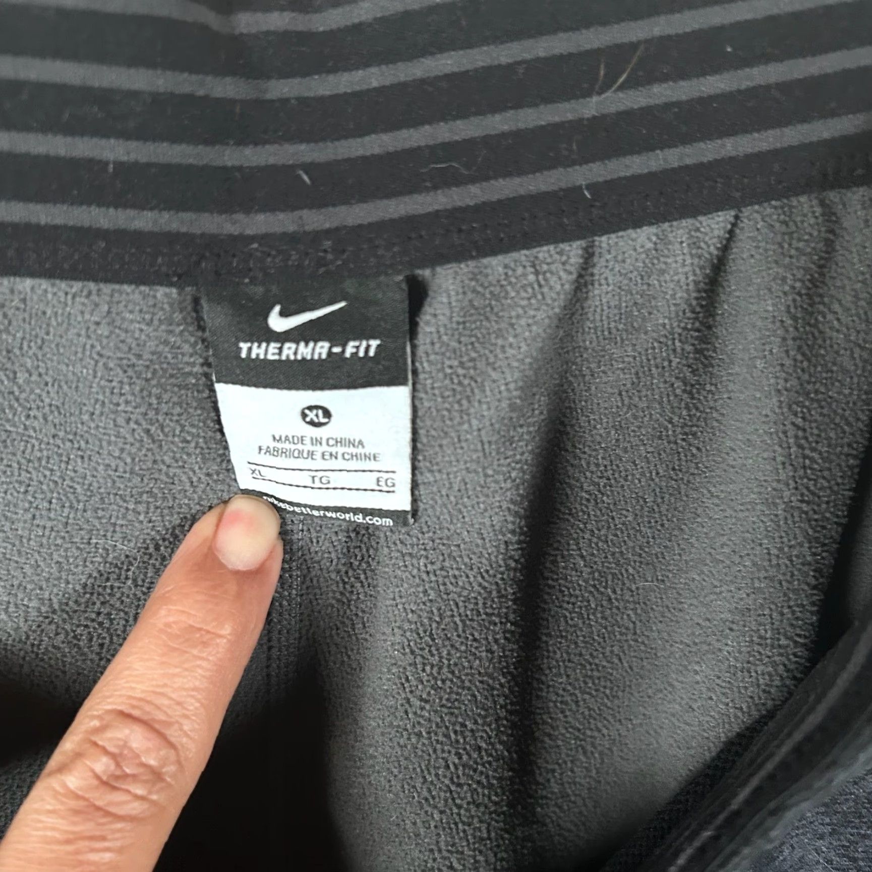 Nike Nike Therma-FIT Men's XL Dark Gray Heathered Sweatpants Size US 36 / EU 52 - 3 Thumbnail