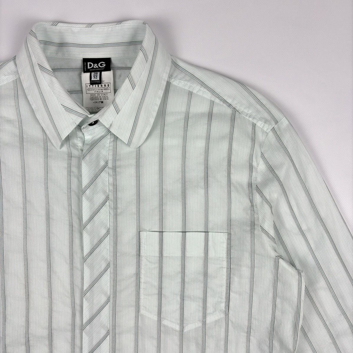 Dolce & Gabbana Dolce & Gabbana Striped Shirt Button up Size US L / EU 52-54 / 3 - 4 Thumbnail