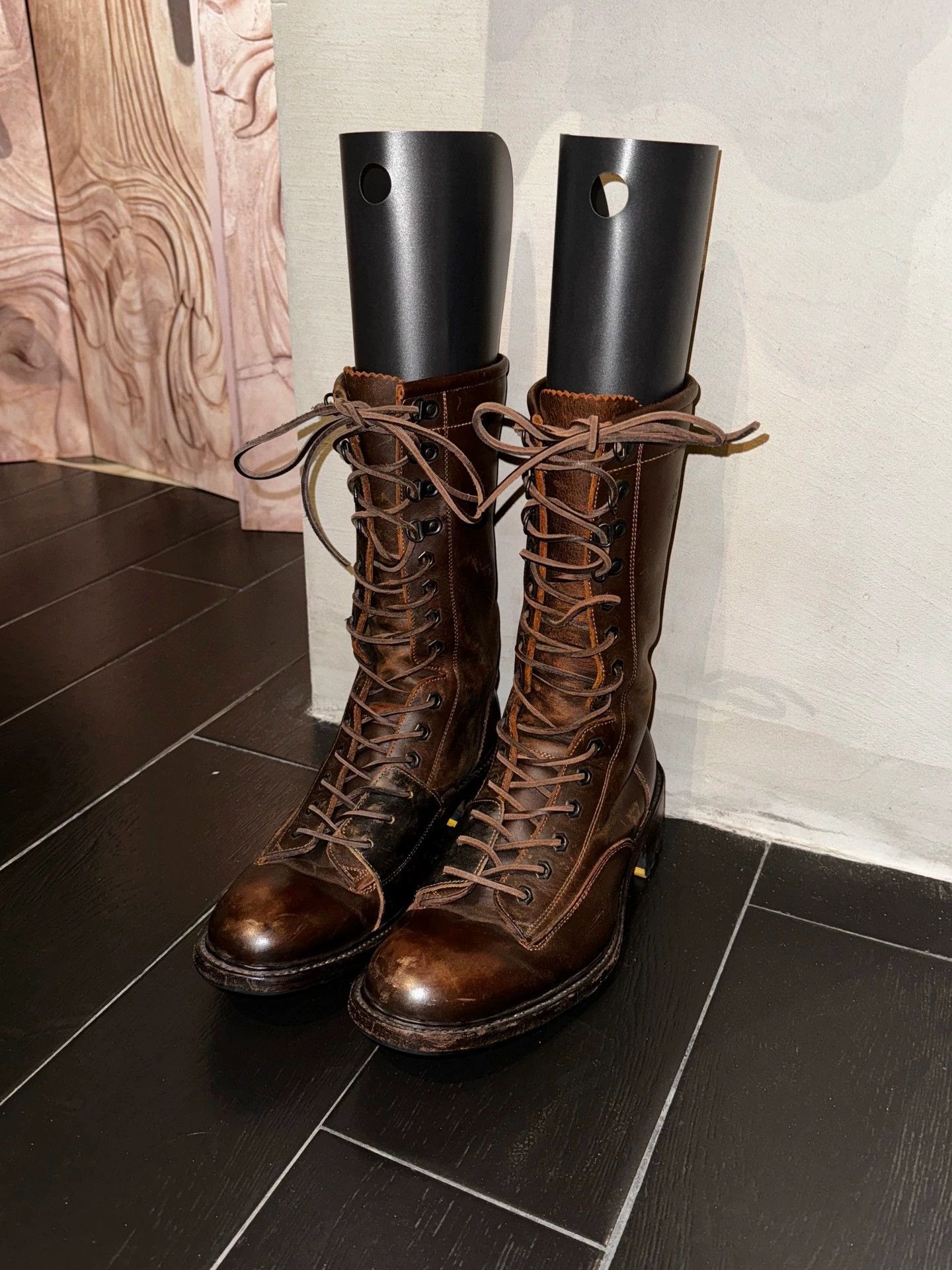 Vintage Japanese Brand Vintage Cowhide Toe Cap Strappy Boots Size 40 Size US 7 / EU 40 - 7 Thumbnail