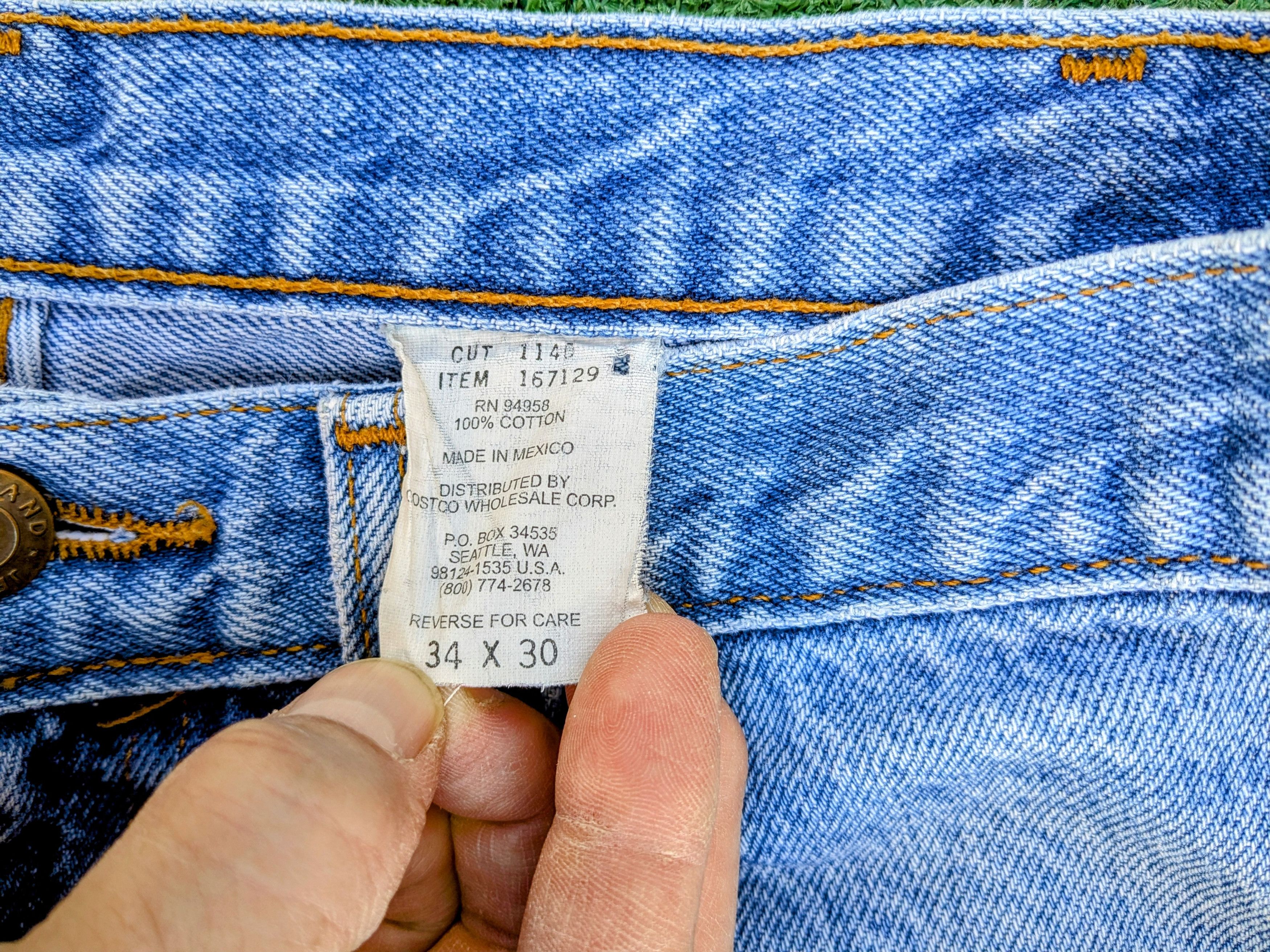 Kirkland Signature Kirkland Signature Standard Cotton 5-Pocket Blue Jeans EUC Size US 32 / EU 48 - 6 Thumbnail