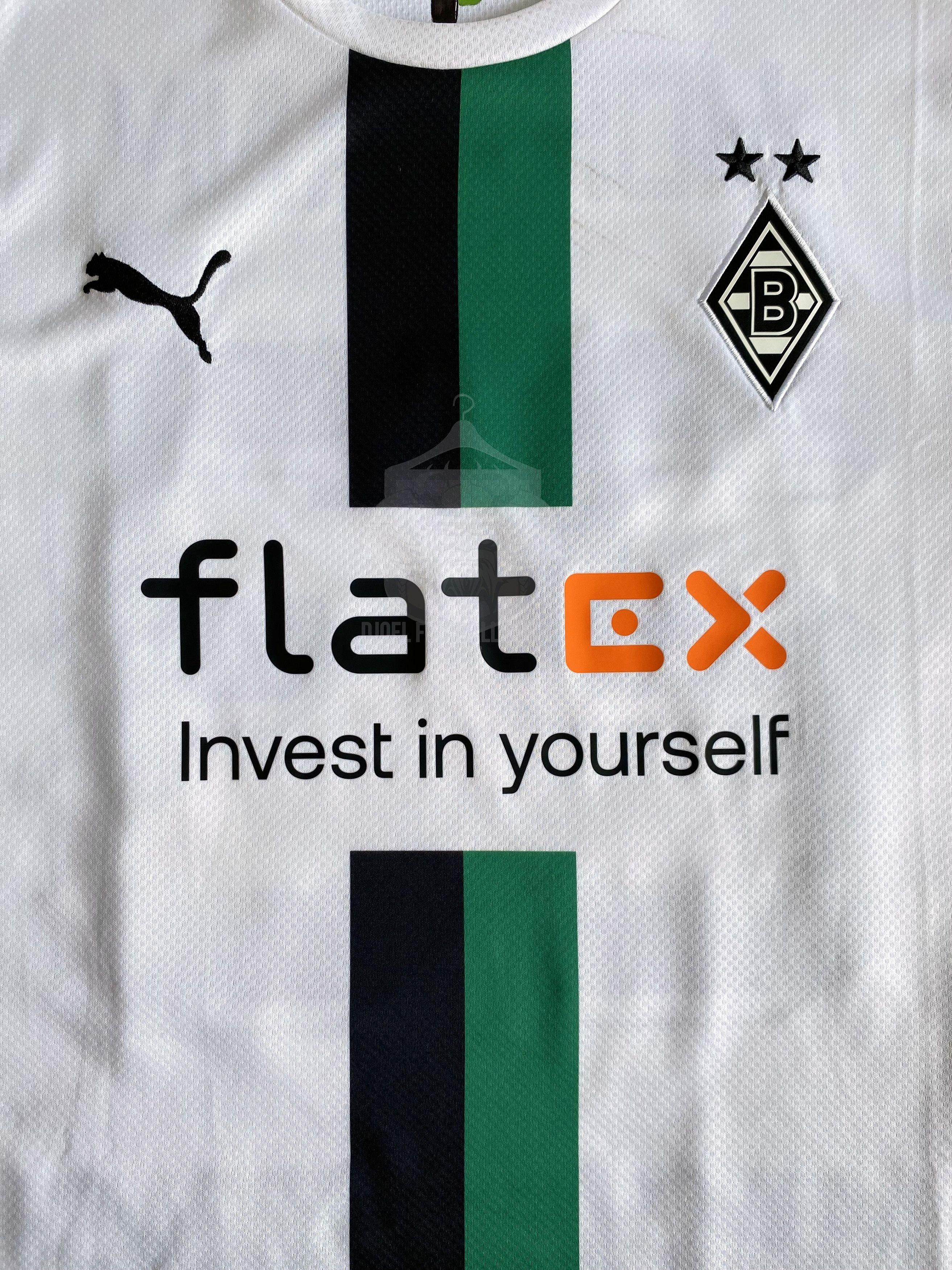 Puma Borussia Mönchengladbach 2022 Home HOFMANN #23 Bundesliga Size US L / EU 52-54 / 3 - 4 Thumbnail