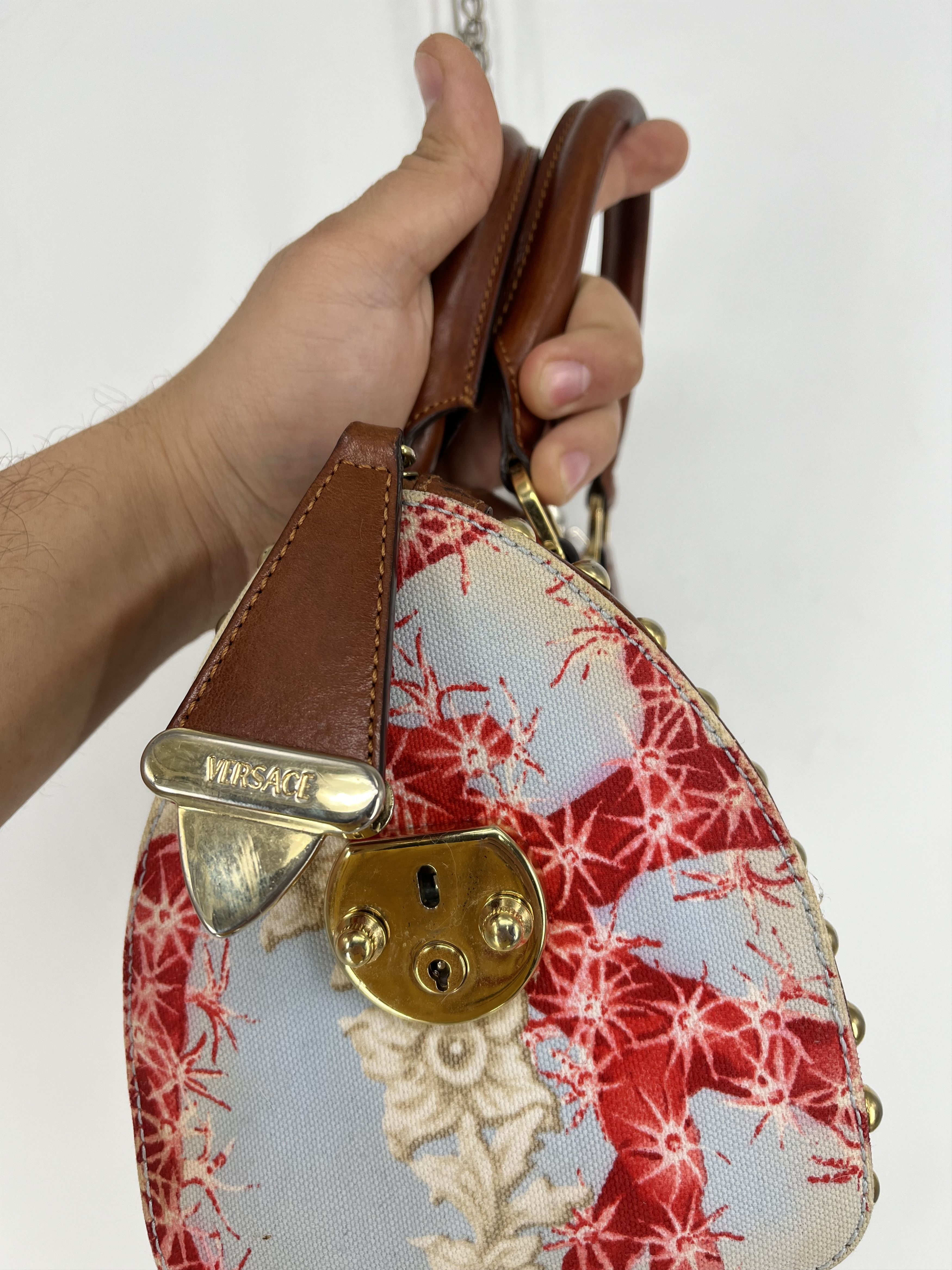 Versace S 2005 Versace by Donatella Micro/Mini Ocean Themed Duffle Size ONE SIZE - 9 Thumbnail