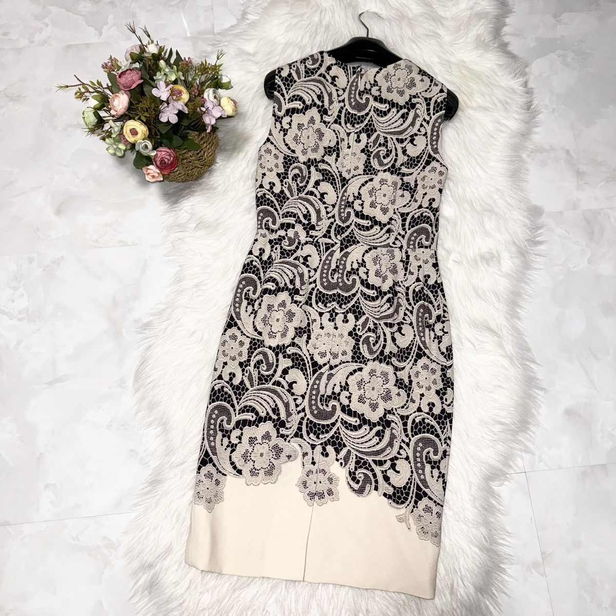 Dolce & Gabbana Authentic Dolce & Gabbana Floral Lace Print Dress 38 Size XS / US 0-2 / IT 36-38 - 4 Thumbnail