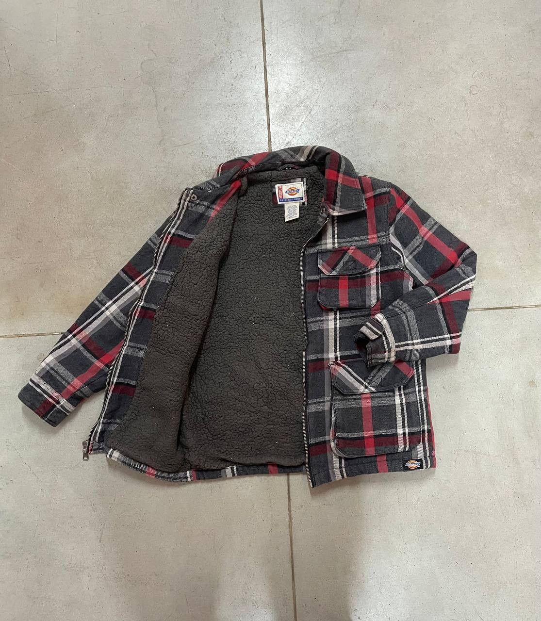 Dickies Vintage Dickies Plaid Sherpa Jacket 90s Size US M / EU 48-50 / 2 - 3 Thumbnail