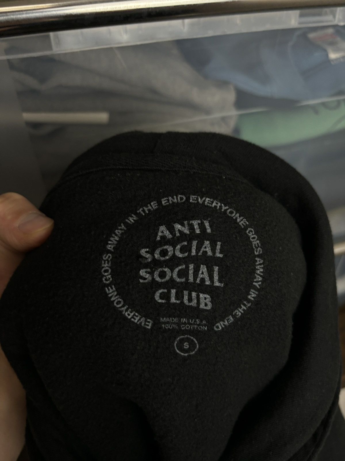 Anti Social Social Club ASSC Anti Social Social Club Black Rare Hoodie Size US S / EU 44-46 / 1 - 5 Thumbnail