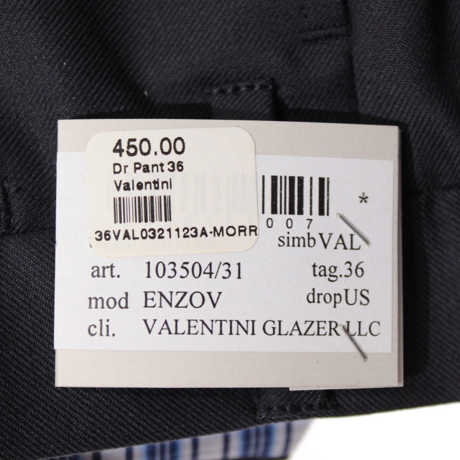 Other Valentini New with tags Dress Pants Size 34 US In Blue Size US 34 / EU 50 - 4 Thumbnail