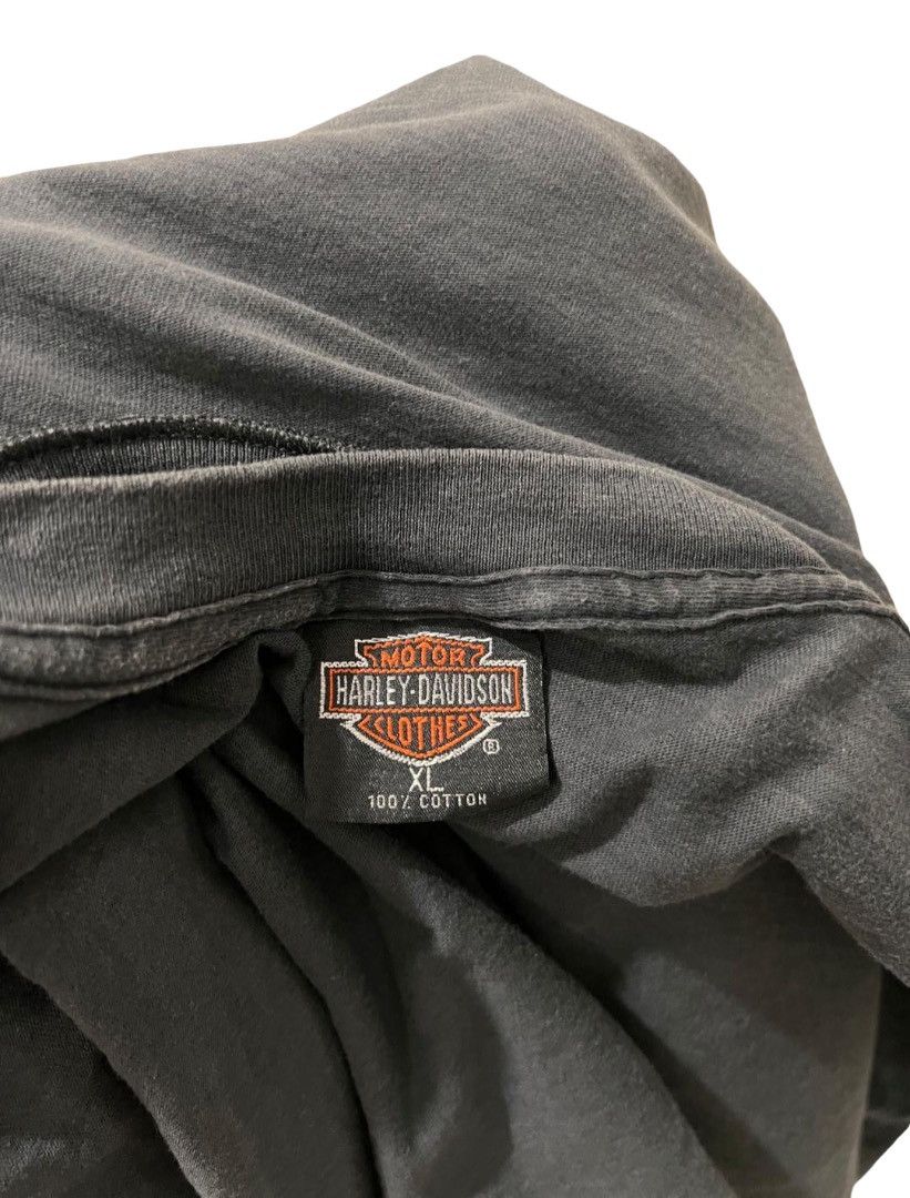 Harley Davidson Vintage Harley Davidson Longsleeve T-shirt Size US XL / EU 56 / 4 - 3 Thumbnail